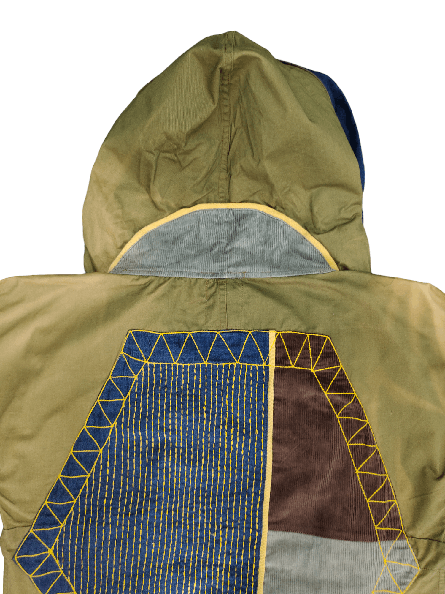 If Six Was Nine Amina Patchwork Boro Distress Color Multi Pocket Jacket Size US XL / EU 56 / 4 - 3 Thumbnail