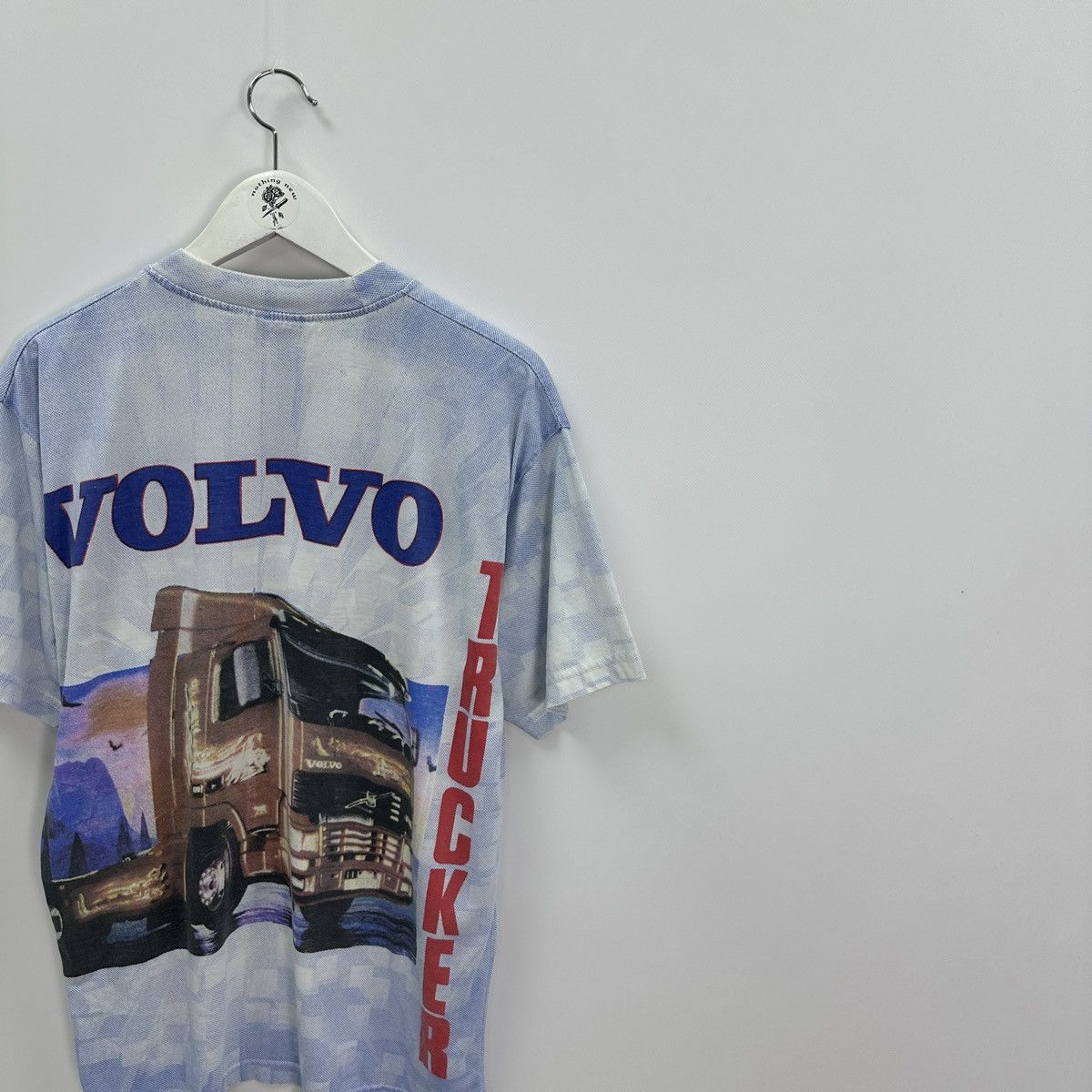 Vintage Vintage 90s Volvo trucker aop tee y2k cars truck driver hype Size US XL / EU 56 / 4 - 5 Thumbnail