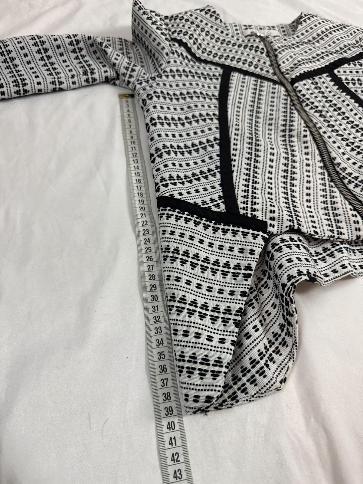 ALEXIS ALEXIS Geometric Zip-Front Jacket Tribal/Aztec Print Size S / US 4 / IT 40 - 15 Thumbnail