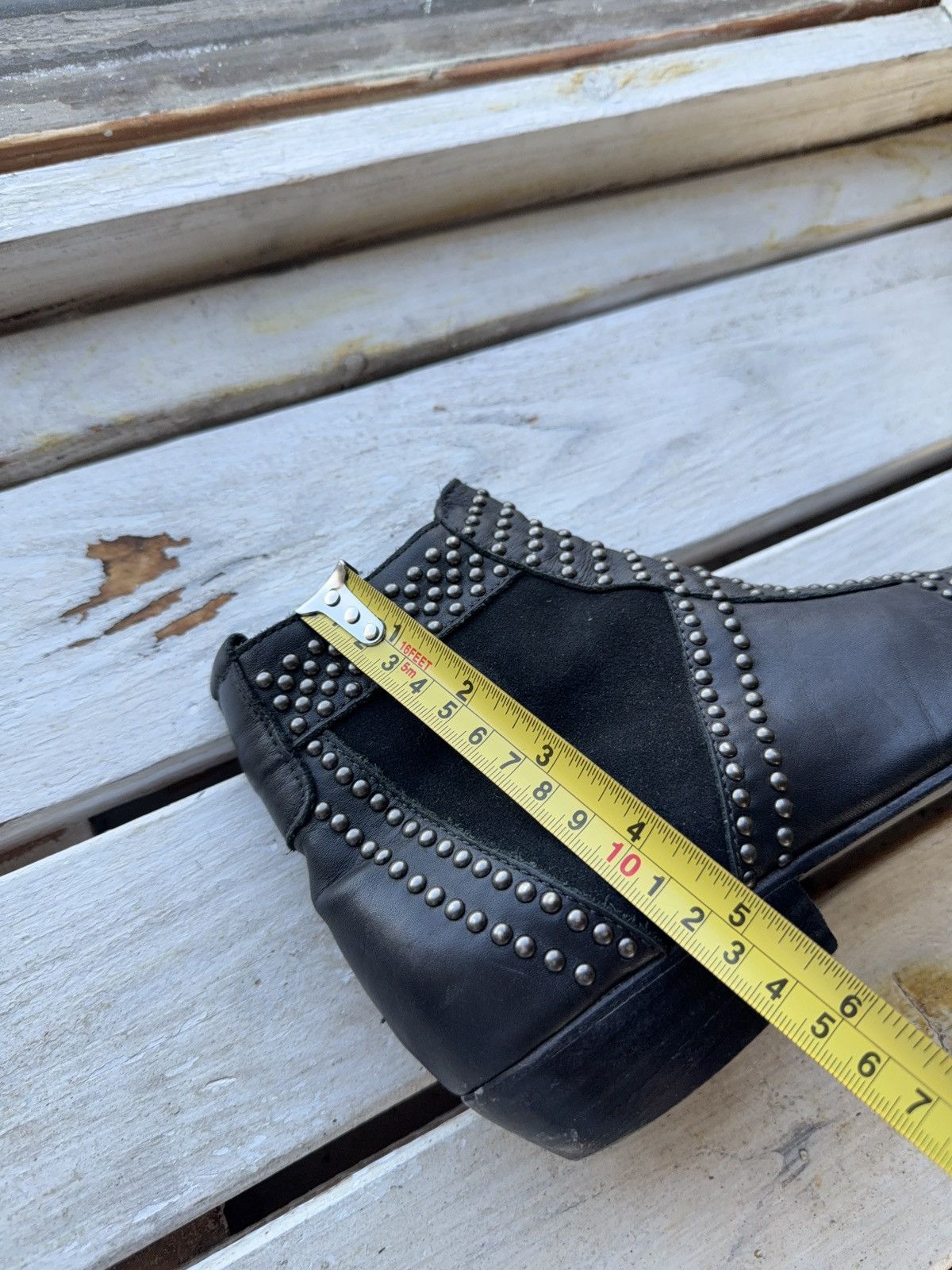 Anine Bing Anine Bing 00s Studded Western Leather Boots Made USA Size US 6.5 / IT 36.5 - 23 Thumbnail