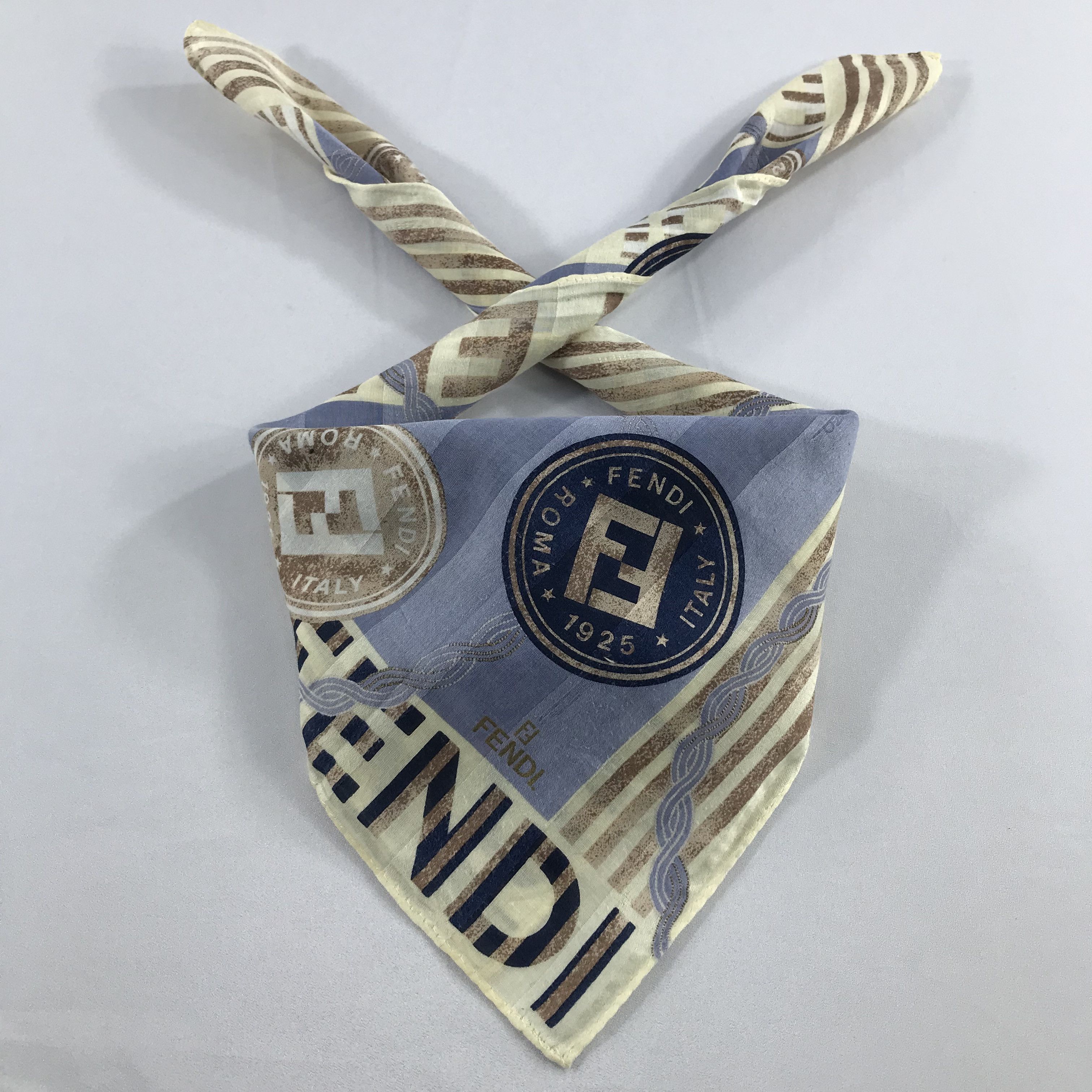 Vintage Vintage Fendi Bandana / Handkerchief / Neckerchief - S2114 Size ONE SIZE - 3 Thumbnail