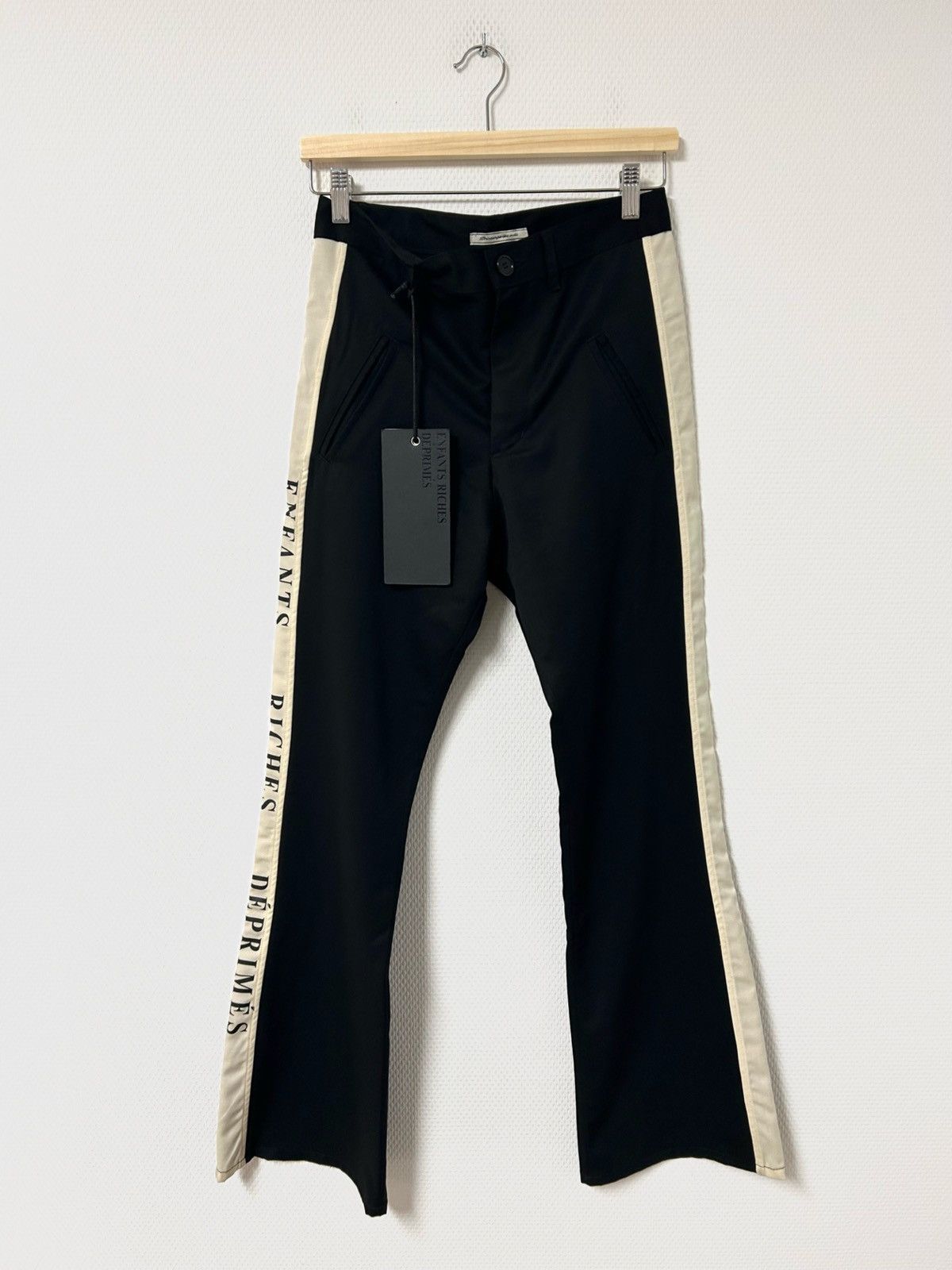 Enfants Riches Deprimes SS2018 Flared Side Stripe Logo Pants Size US 30 / EU 46 - 1 Thumbnail