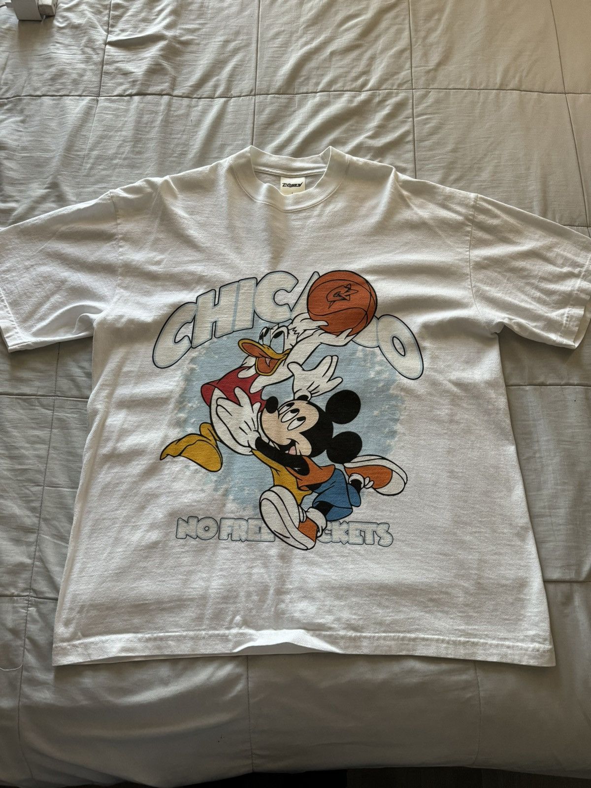 DeeCosey No Free Buckets Mickey Mouse Tee Short Sleeve T Shirts