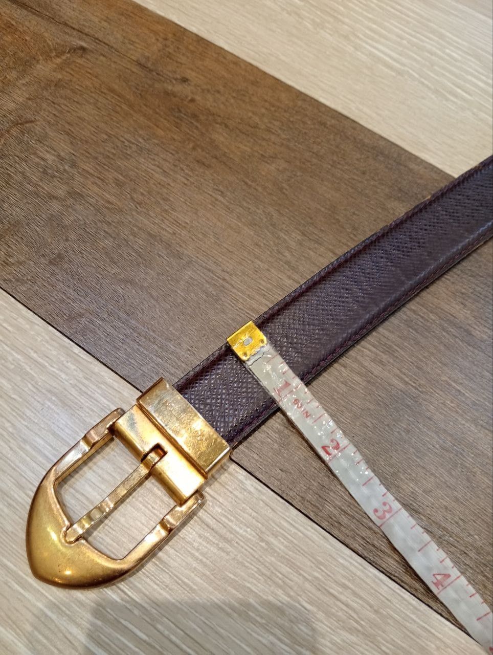 Louis Vuitton LUXURY LOUIS VUITTON LEATHER BELT Size ONE SIZE - 10 Thumbnail