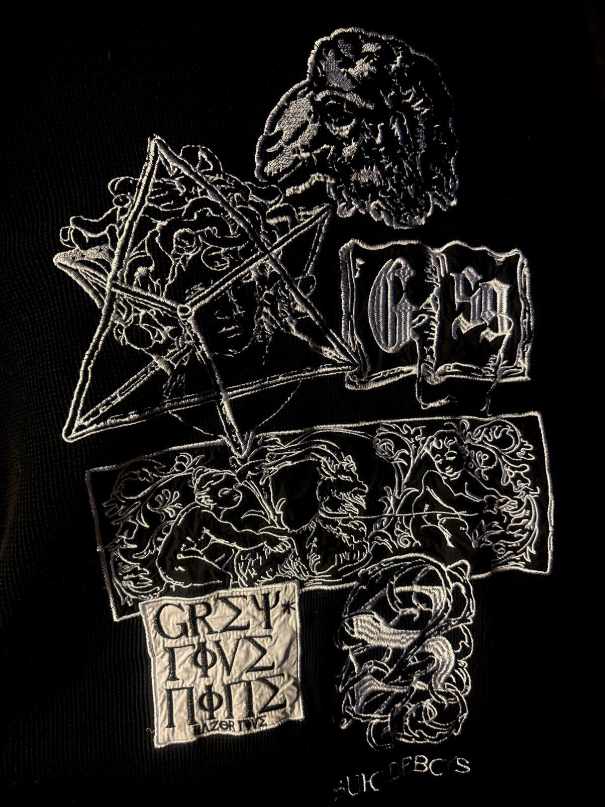 G59 Records $uicideboy$ Patched Henley Size US M / EU 48-50 / 2 - 3 Thumbnail