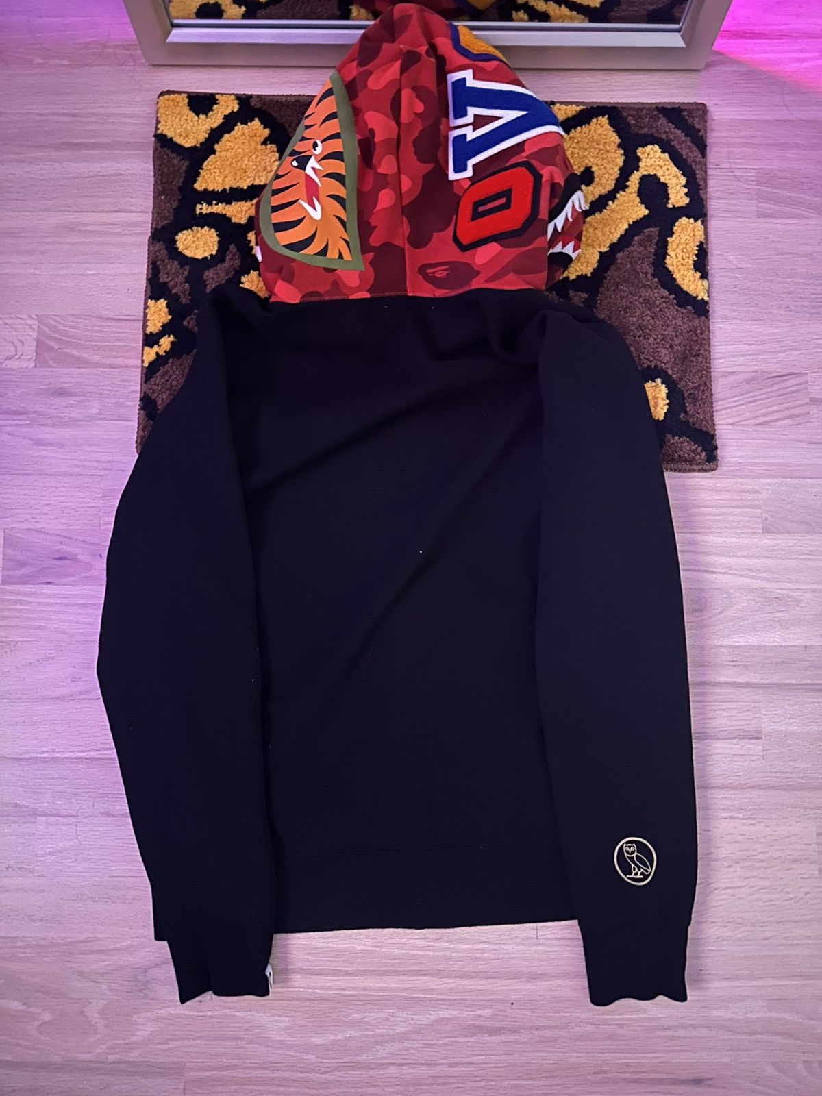 Bape bape x ovo zipup size L Size US L / EU 52-54 / 3 - 2 Thumbnail