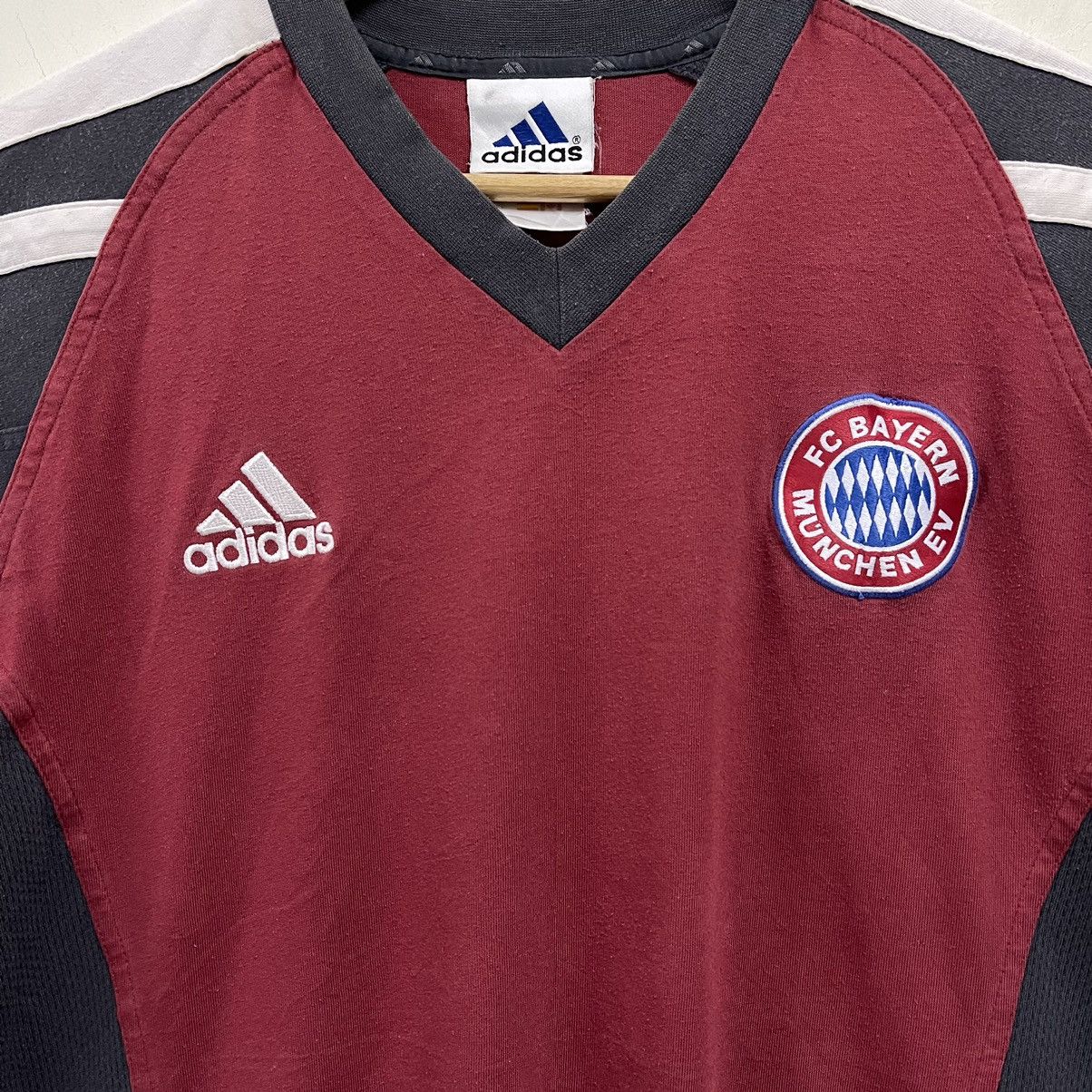 Adidas Vintage Bayern Munchen By Adidas Tshirt Size US L / EU 52-54 / 3 - 2 Thumbnail