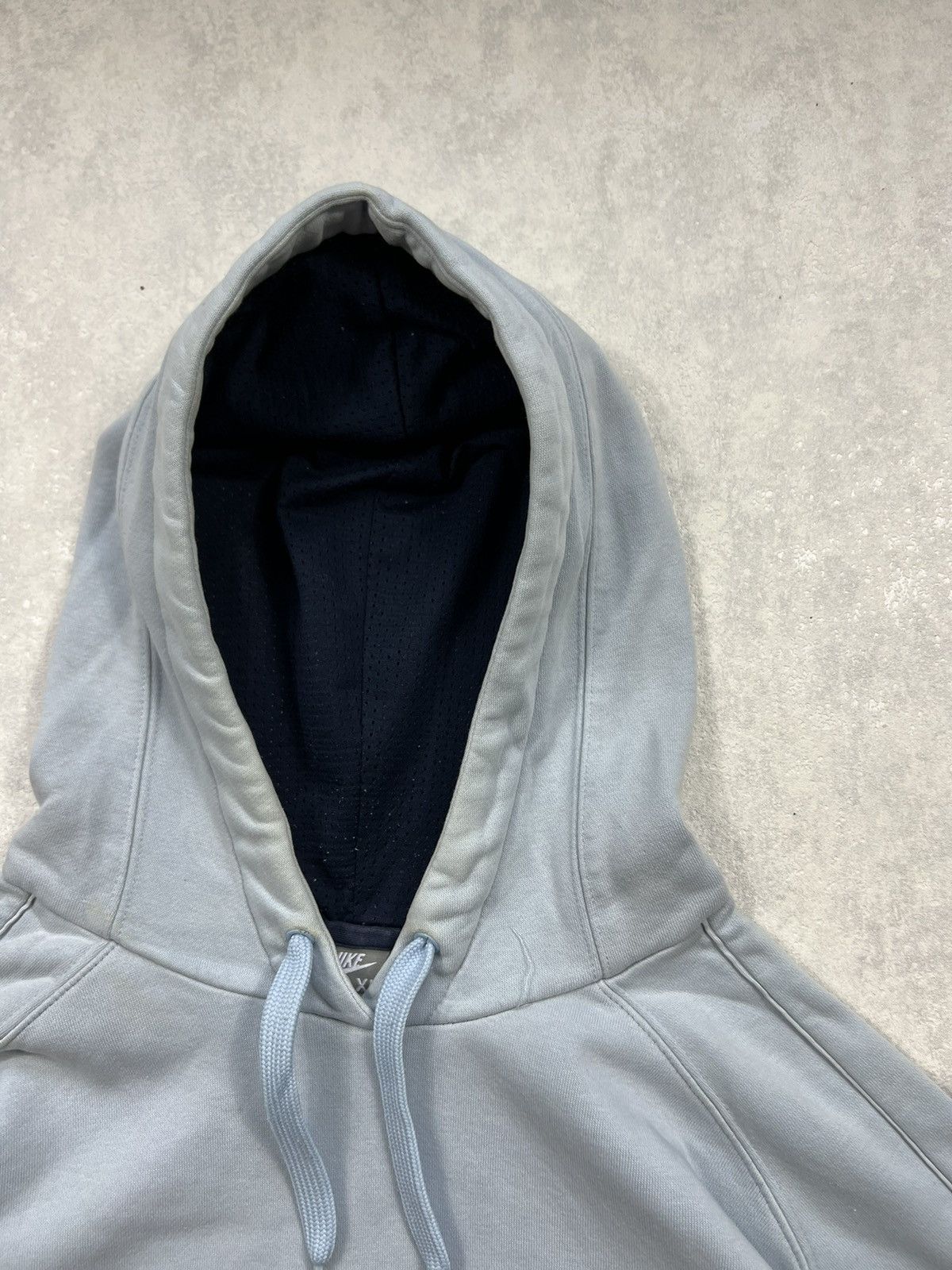 Nike 00’s NIKE BOXY BOG SWOOSH LOGO Y2K DISTRESSED HOODIE Size US XL / EU 56 / 4 - 7 Thumbnail