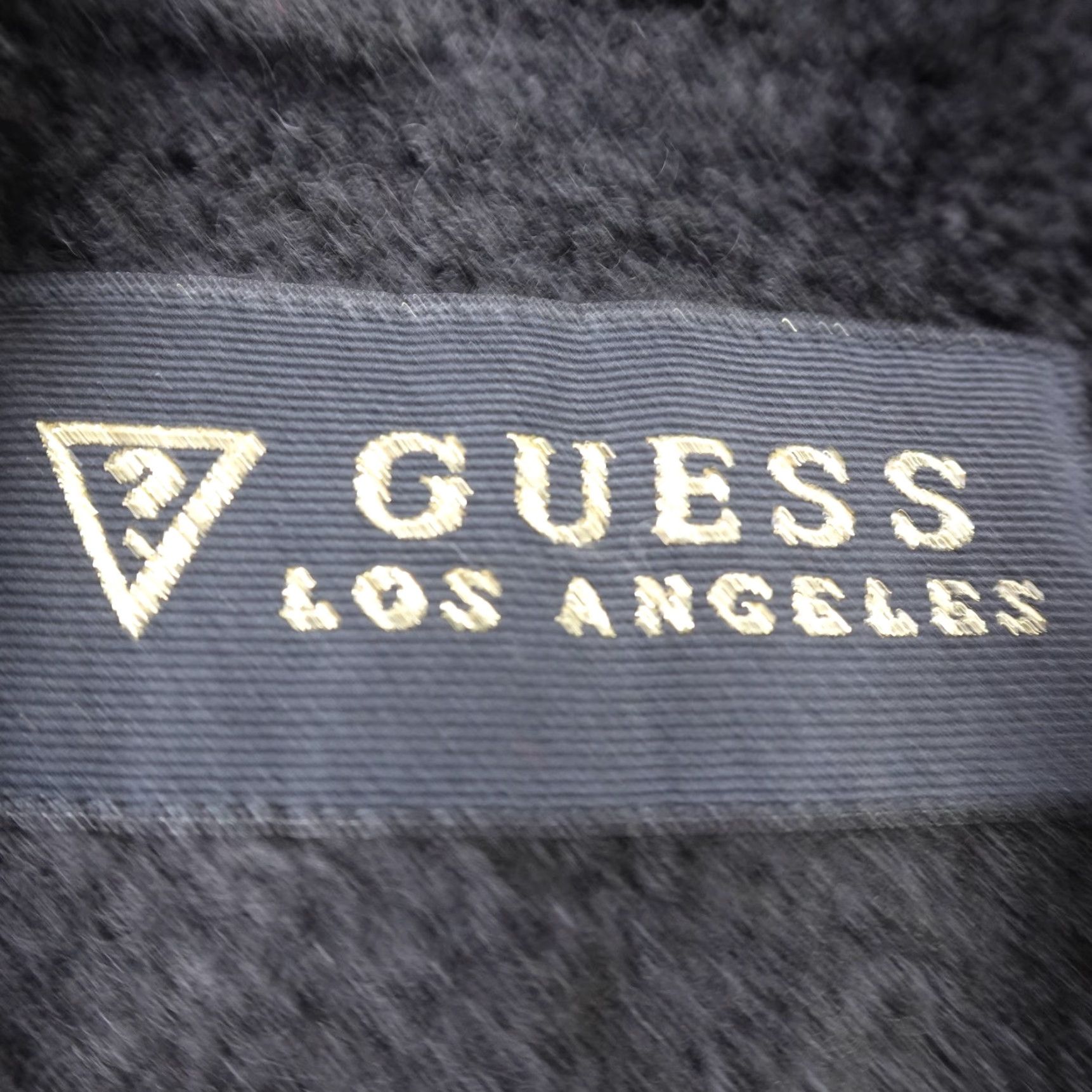 Guess Guess Jacket Mens? Womens L Black Heavy Wool Pea Coat Parka Trench Overcoat Goth Y2K Size L / US 10 / IT 46 - 4 Thumbnail