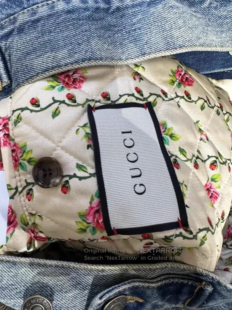 Gucci Gucci Embroidered NY denim jacket Size US XS / EU 42 / 0 - 4 Thumbnail