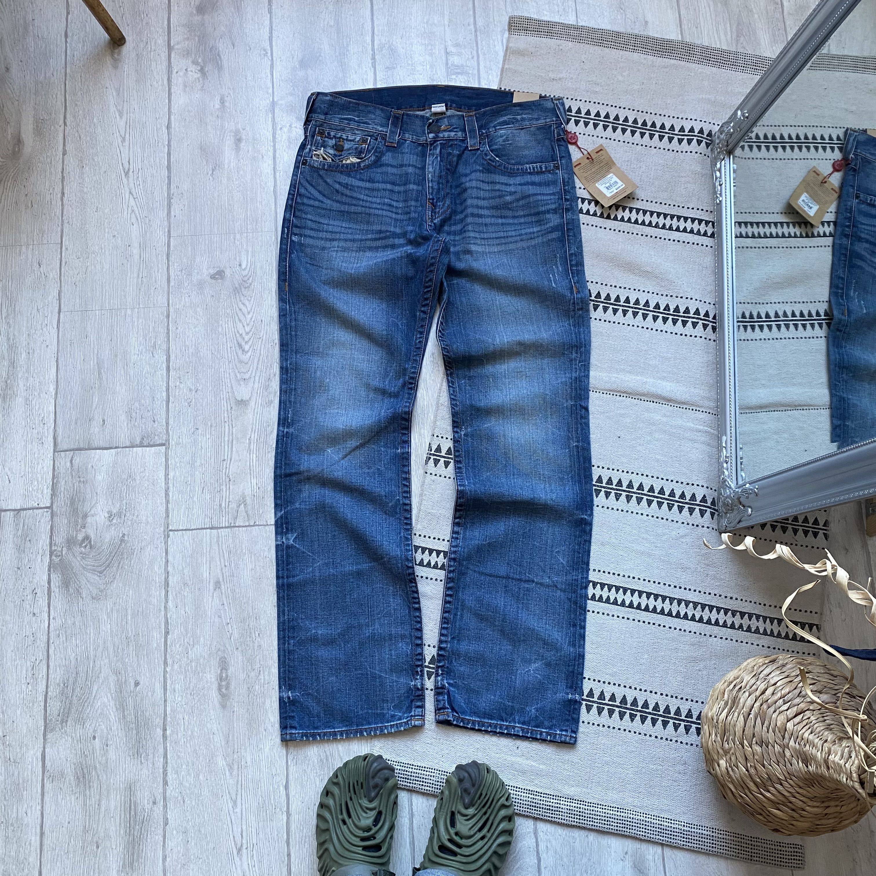True Religion 👖NWT Y2K True Religion jeans camouflage logo RRP $230 Size US 34 / EU 50 - 7 Thumbnail