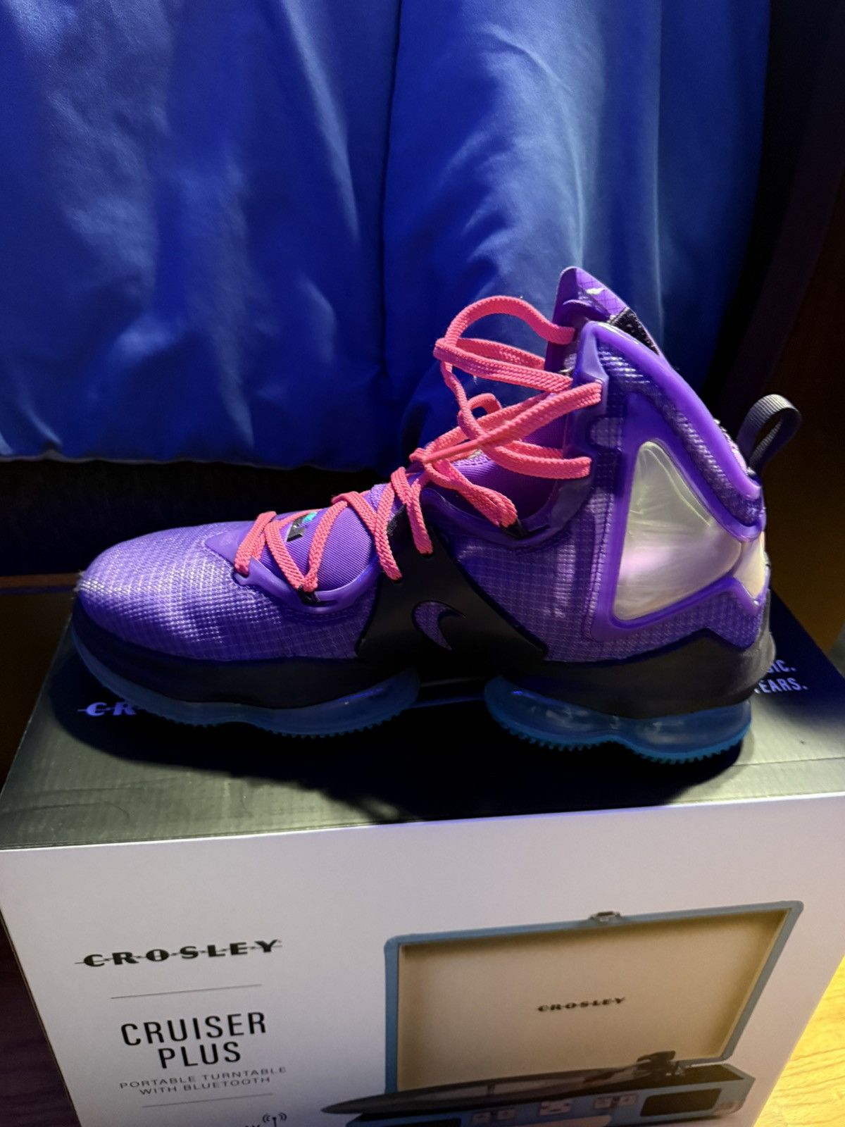 Nike Purple And Black Lebron 9 Elite Size US 11 / EU 44 - 3 Thumbnail