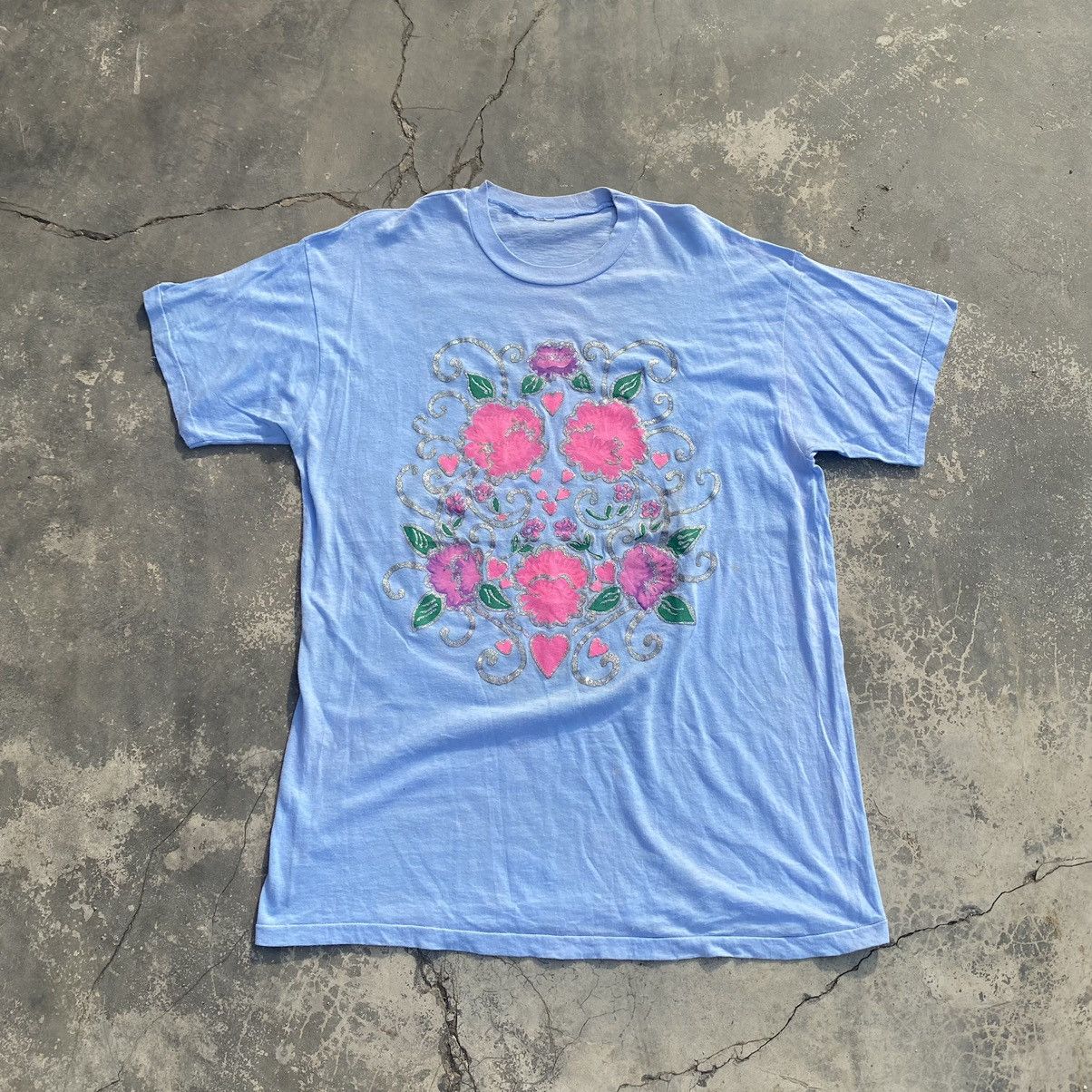 Vintage 90s DIY Art tee C022 Size US XL / EU 56 / 4 - 1 Thumbnail