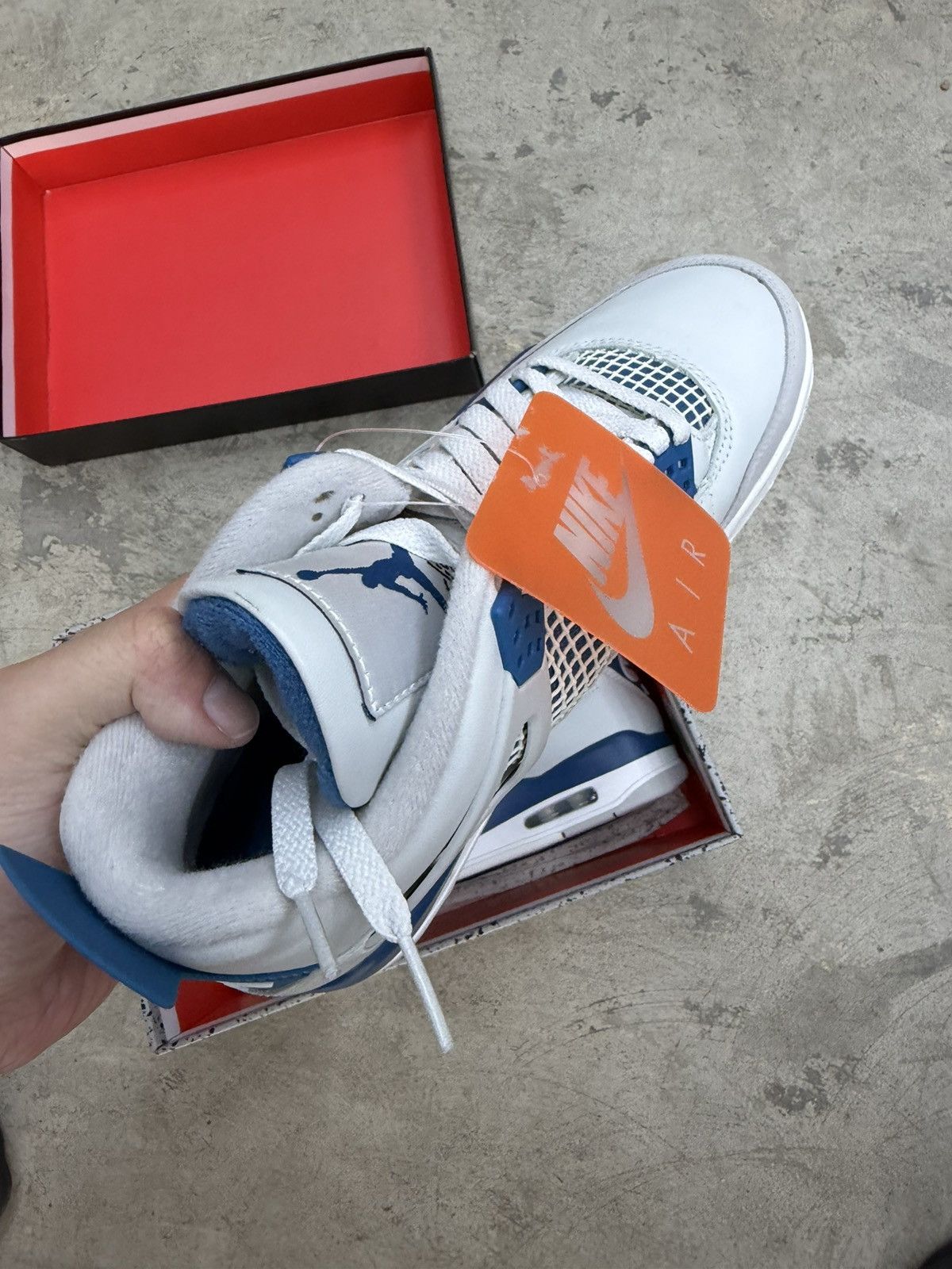 Jordan Brand Jordan 4 Military Blue Mismatch 8 8.5 Size US 8 / EU 41 - 6 Thumbnail