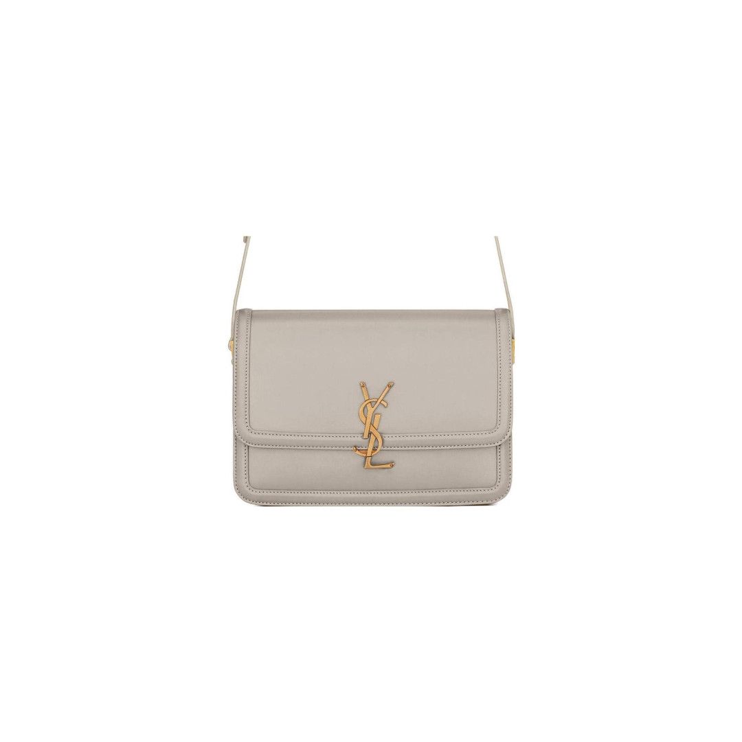 Saint Laurent Paris o1s1wg111125 Solferino Medium Satchel in Box Bag in White Size ONE SIZE - 2 Thumbnail