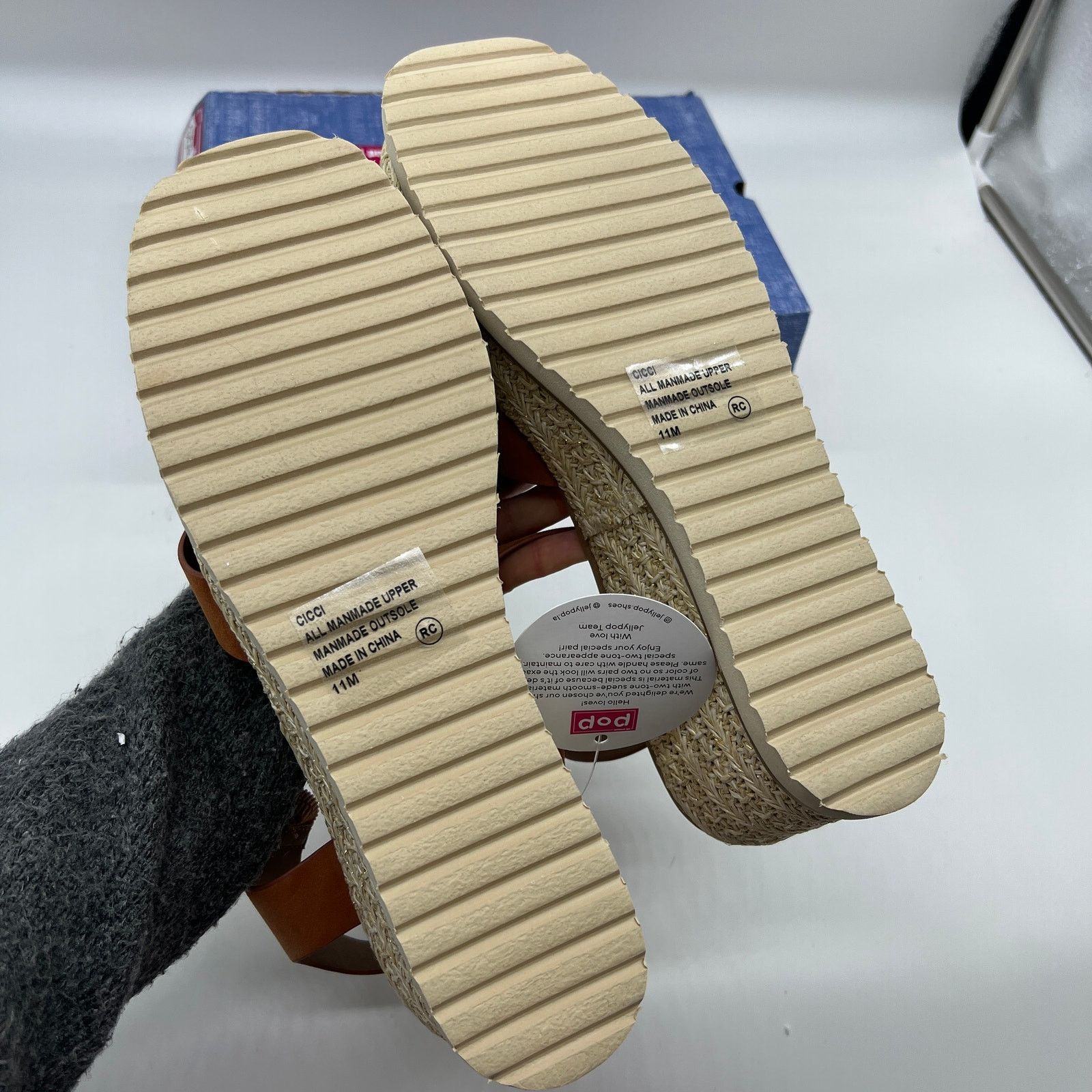 Other Pop Cicci Women Shoes Ankle Strap Casual Wedge Sandle Size US 11 / IT 41 - 7 Thumbnail