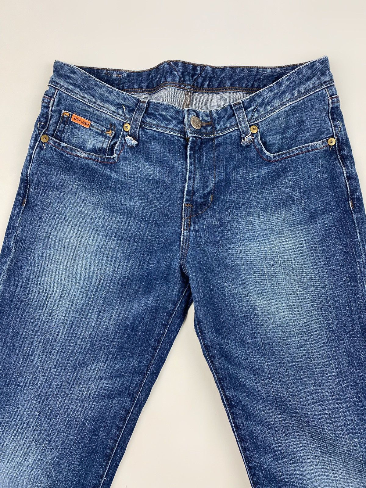 Polo Ralph Lauren Y2K Vintage Polo Jeans Low Rise Buckleback Bootcut Denim 29 Size 29" - 2 Thumbnail