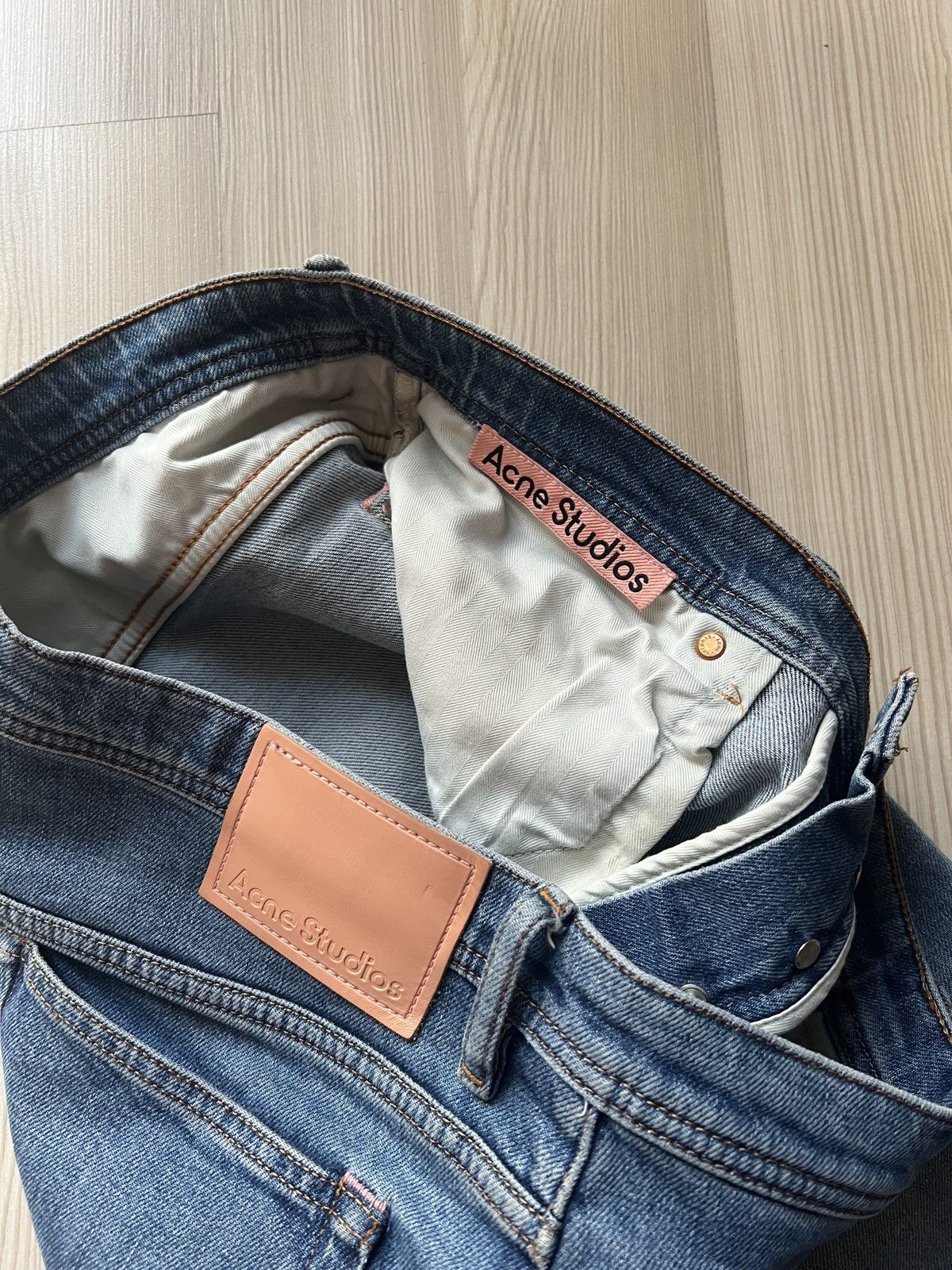 Acne Studios Acne Studios Washed Denim Regular Jeans Size US 33 - 9 Thumbnail