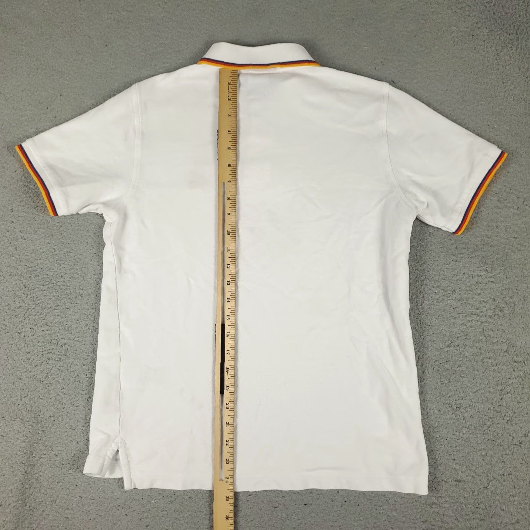 Psycho Bunny VINTAGE Psycho Bunny Polo Shirt Mens Size 4 White Skull Crossbones Short Sleeve Polo Mens 4 White Psycho Bunny Shirt Men Size US S / EU 44-46 / 1 - 4 Thumbnail
