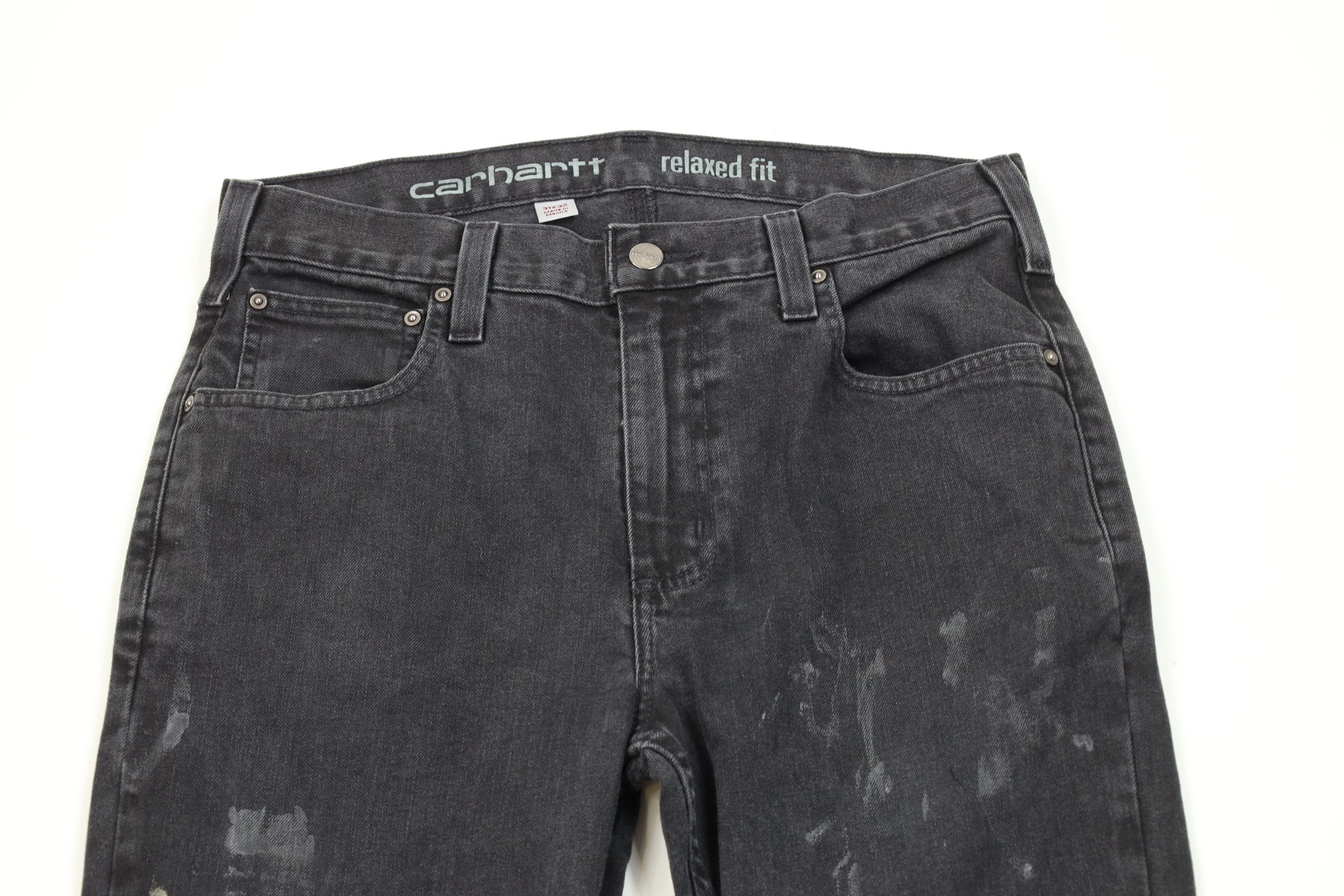 Carhartt Vintage Carhartt Relaxed Fit Stretch Straight Leg Jeans Size US 31 - 2 Thumbnail