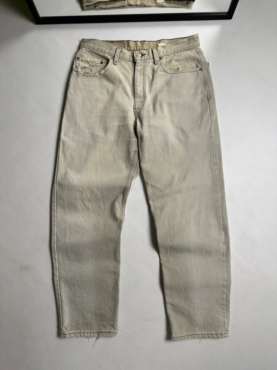 Levi's 🔥GRAIL Vintage True 90s Levis Dirty Washed Faded Jeans Size US 32 / EU 48 - 1 Thumbnail
