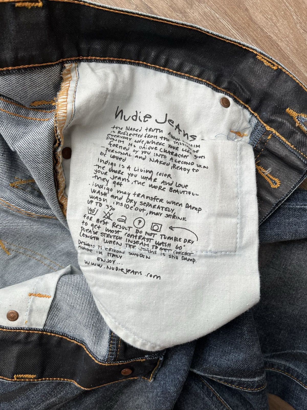 Nudie Jeans Nudie jeans & co 🇮🇹 pants jeans 👖 Size US 30 / EU 46 - 8 Thumbnail