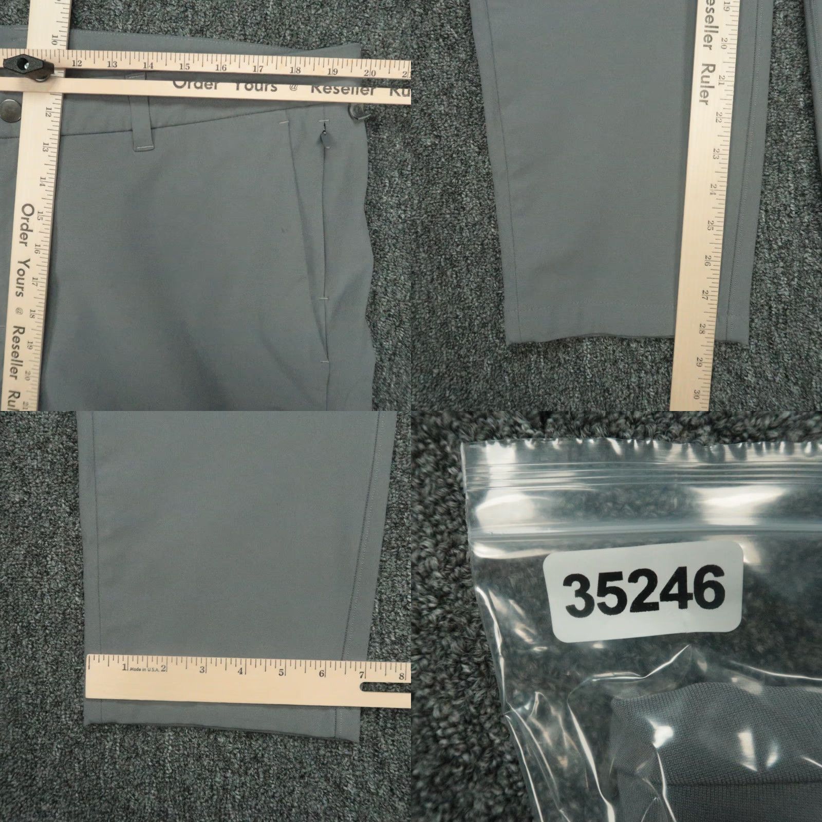 Lululemon Lululemon Pants Men 40x28 Gray Commission Slim Fit 5 Pocket Trouser Chino Size US 40 / EU 56 - 8 Thumbnail