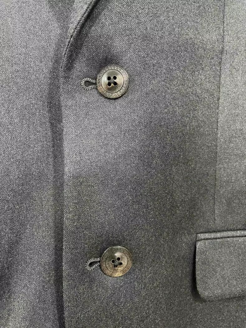Versace Versace Main line suit black wool and cashmere blend blaze Size US M / EU 48-50 / 2 - 4 Thumbnail