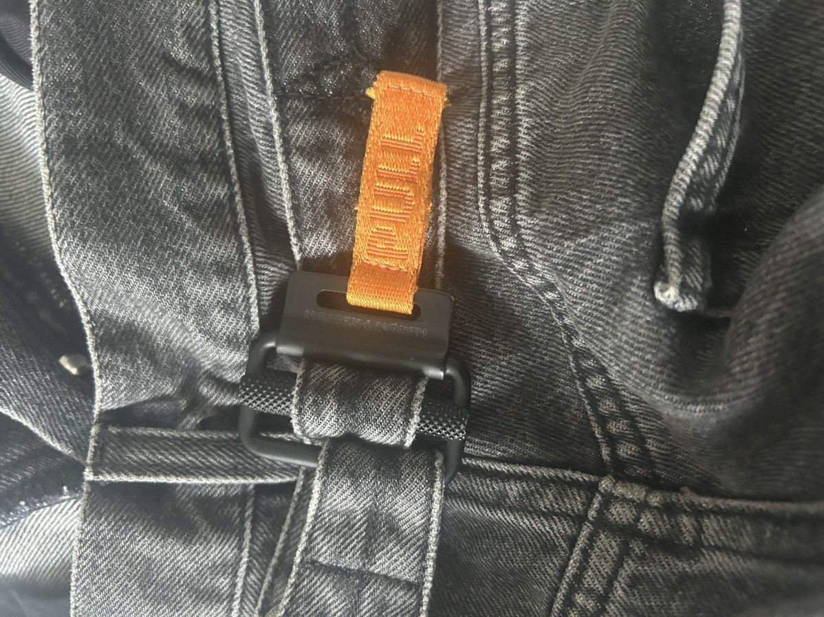 Heron Preston HERON PRESTON grey denim. size 32 mens. adjustable pull tab Size US 32 / EU 48 - 7 Thumbnail