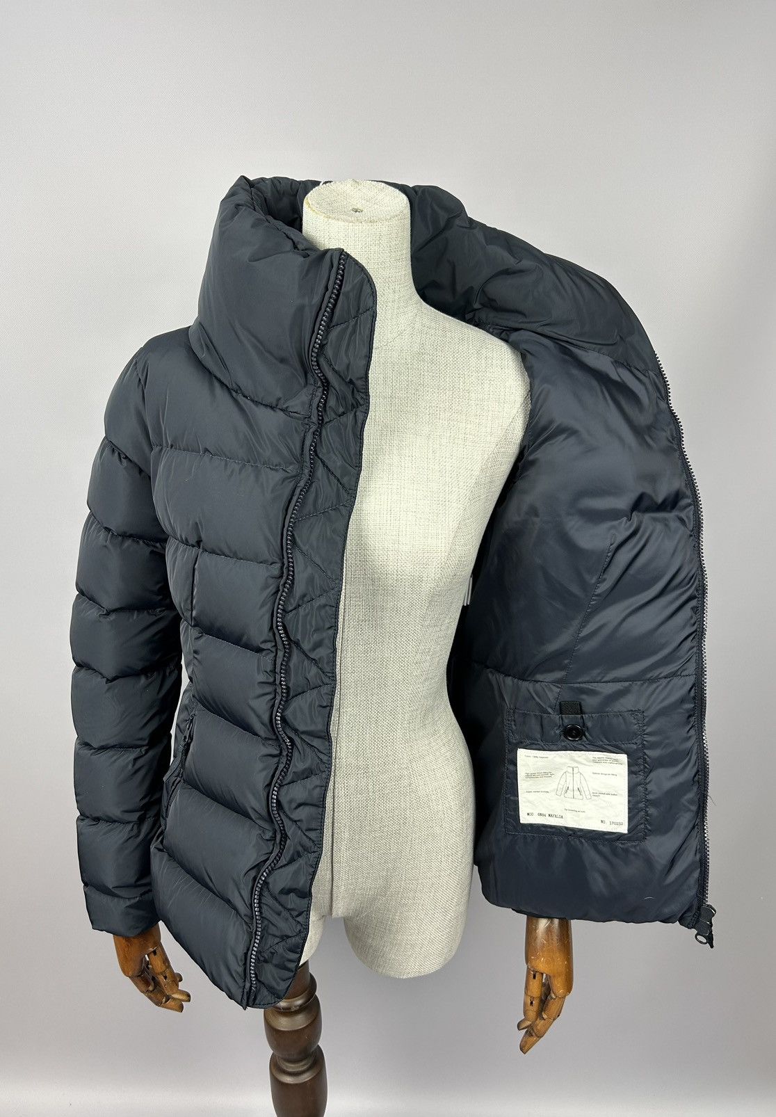 Aspesi × Designer Aspesi Mafalda Navy Down Jacket Coat Size S Size S / US 4 / IT 40 - 8 Thumbnail