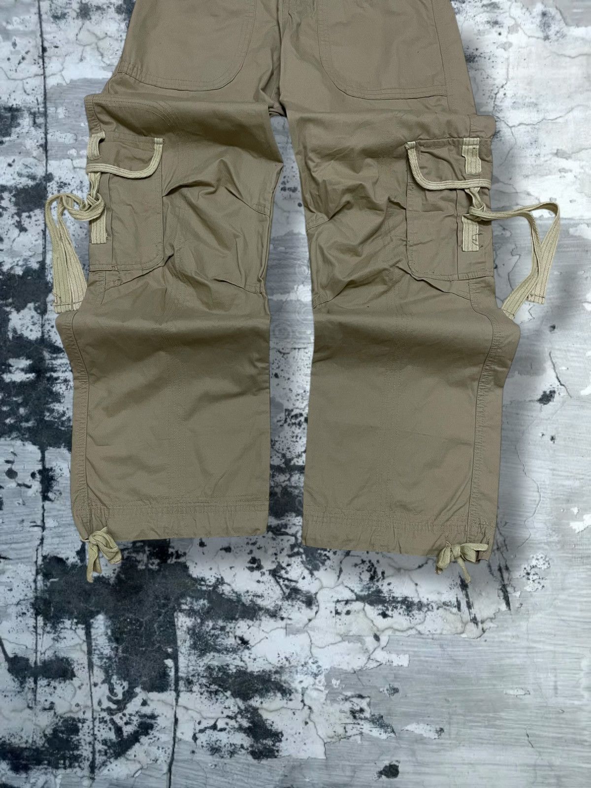 GOA Vintage 1990s Japan Designer HCO1922 Parachute Cargo Pant Size US 27 - 3 Thumbnail