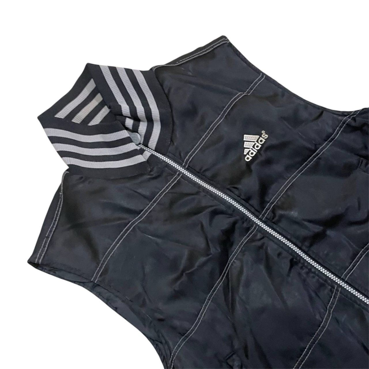 Adidas Big Logo Adidas Vest Black Jacket Size US M / EU 48-50 / 2 - 3 Thumbnail