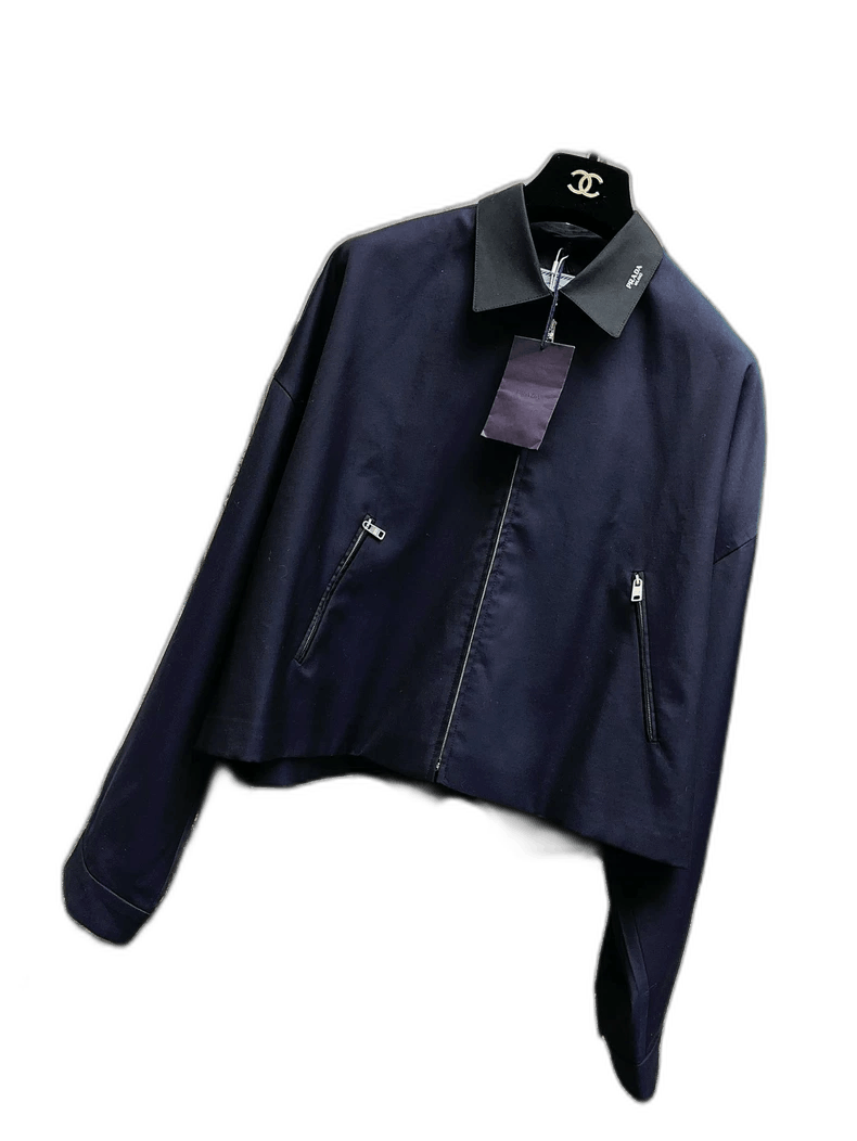 Prada Prada Blue Colorblock Short Jacket Size M / US 6-8 / IT 42-44 - 1 Thumbnail