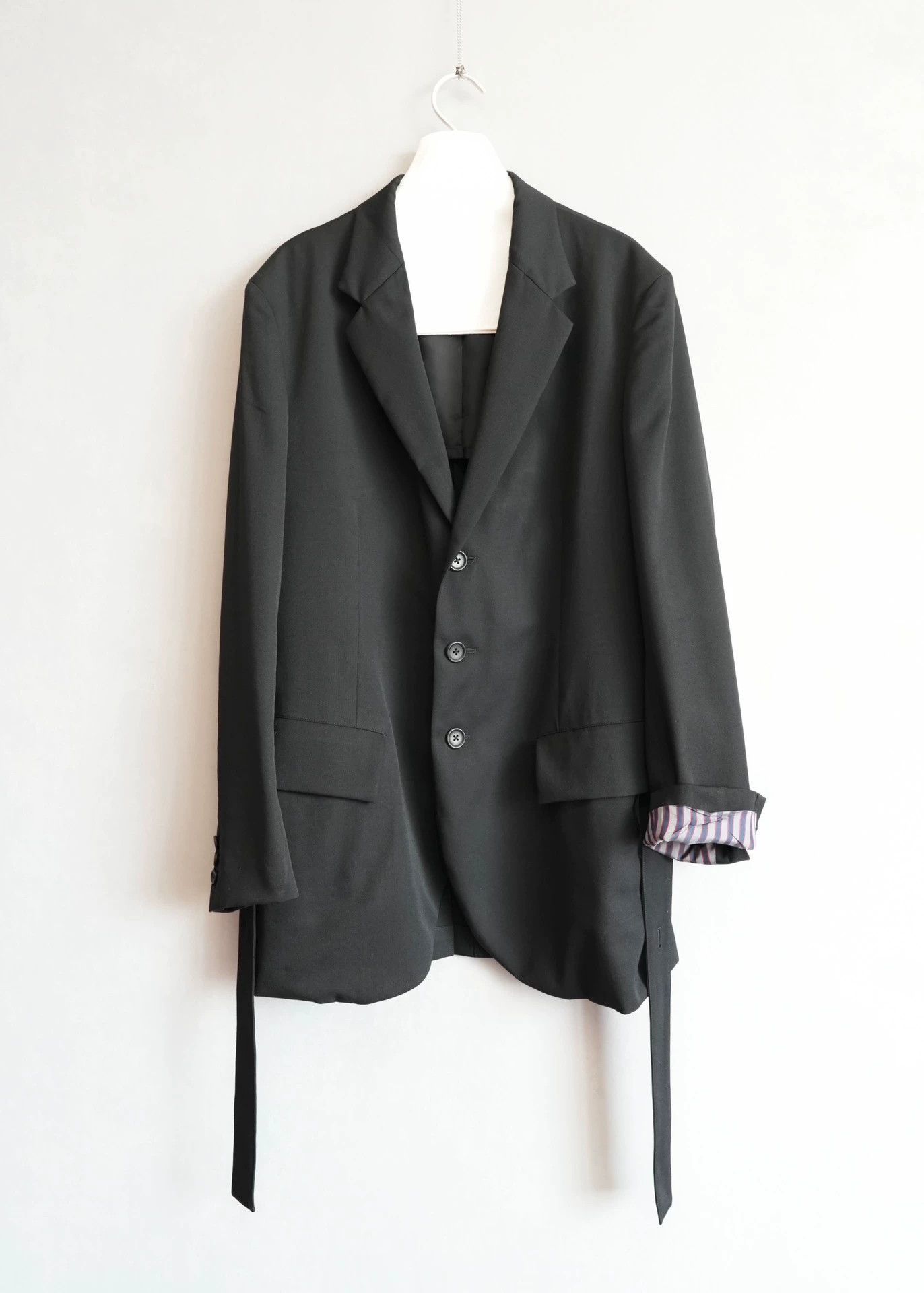 Yohji Yamamoto Yohji Yamamoto 23SS J74 Size 3 Pleated Tie-Waist Wool Size US L / EU 52-54 / 3 - 1 Thumbnail