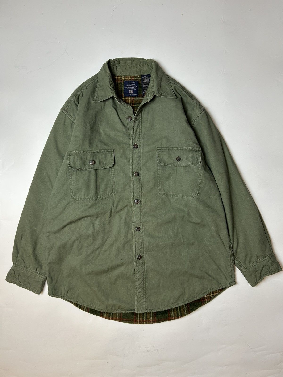 Faded Glory FADED GLORY BUTTON UP LONG SLEEVE SHIRT Size US L / EU 52-54 / 3 - 1 Thumbnail