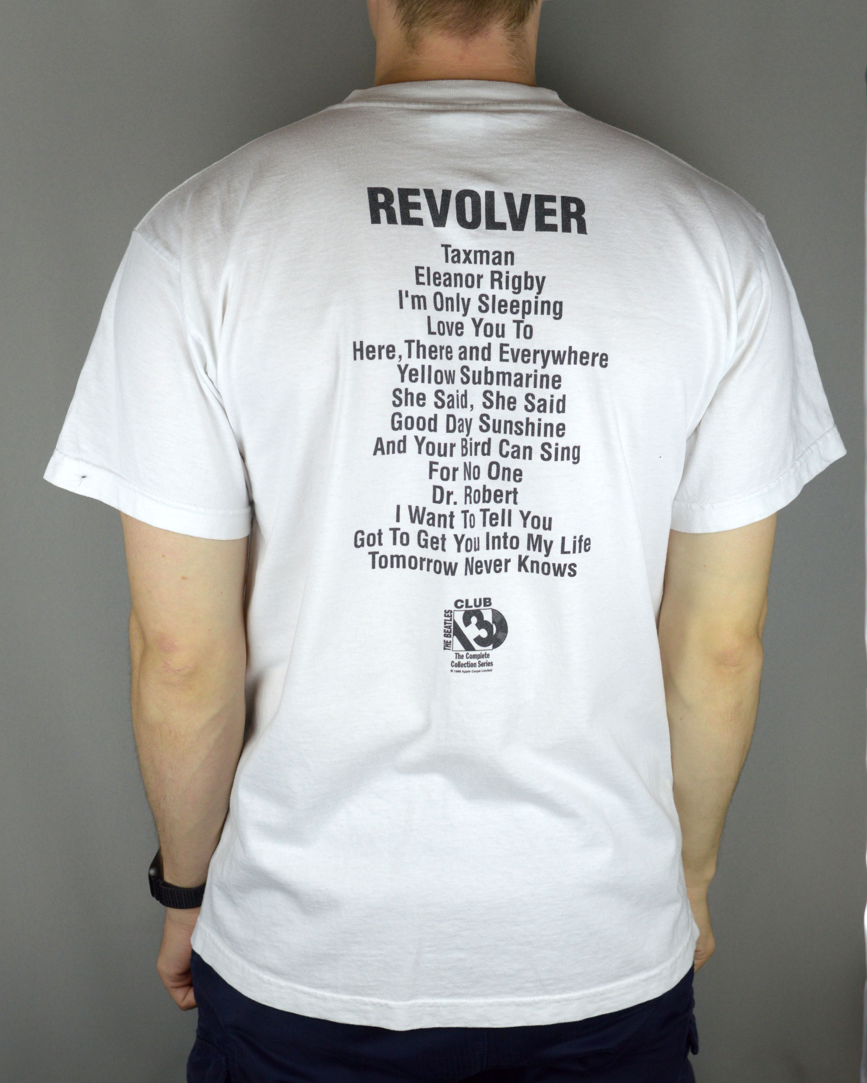 Band Tees × Vintage Vintage The Beatles Revolver 90s t shirt Size US L / EU 52-54 / 3 - 2 Thumbnail