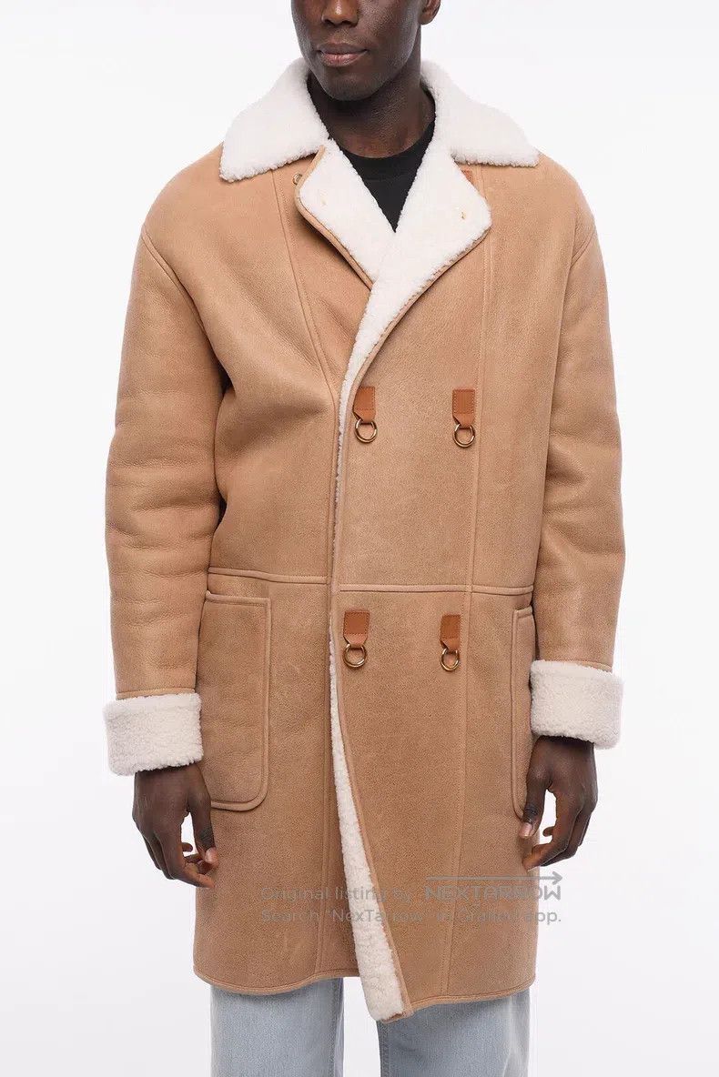 Loewe Loewe Men's Fur-Trimmed Full-Length Coat Size US S / EU 44-46 / 1 - 3 Thumbnail