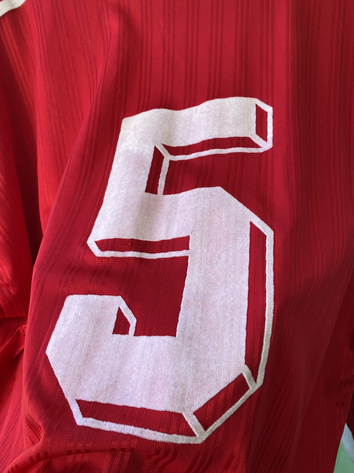 Adidas × Vintage Vintage Football Template Shirt Very Rare Number 5 Size US XL / EU 56 / 4 - 9 Thumbnail