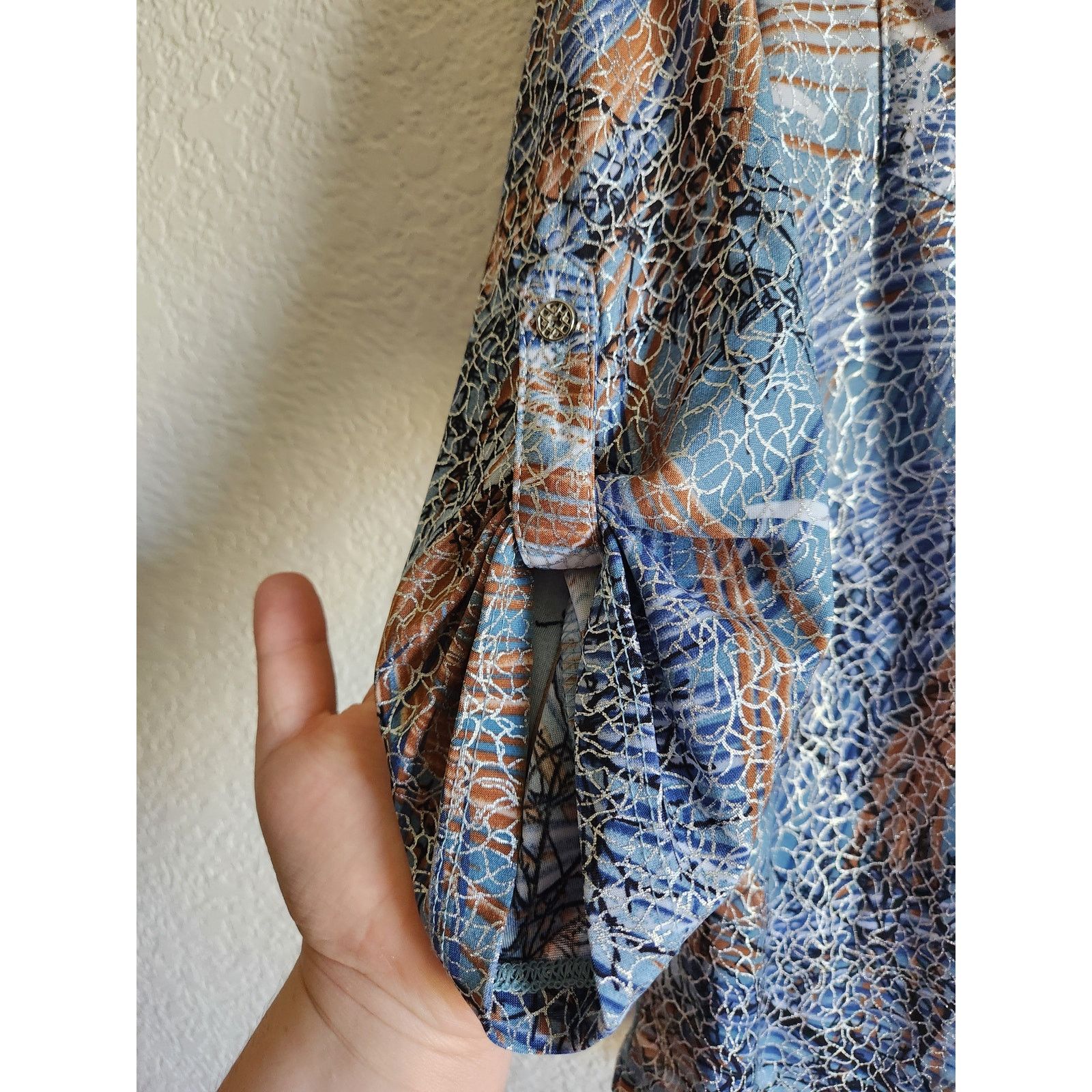 Other Emily Daniels 3/4 Sleeve Mellitic Button Up Blouse S Size S / US 4 / IT 40 - 3 Thumbnail