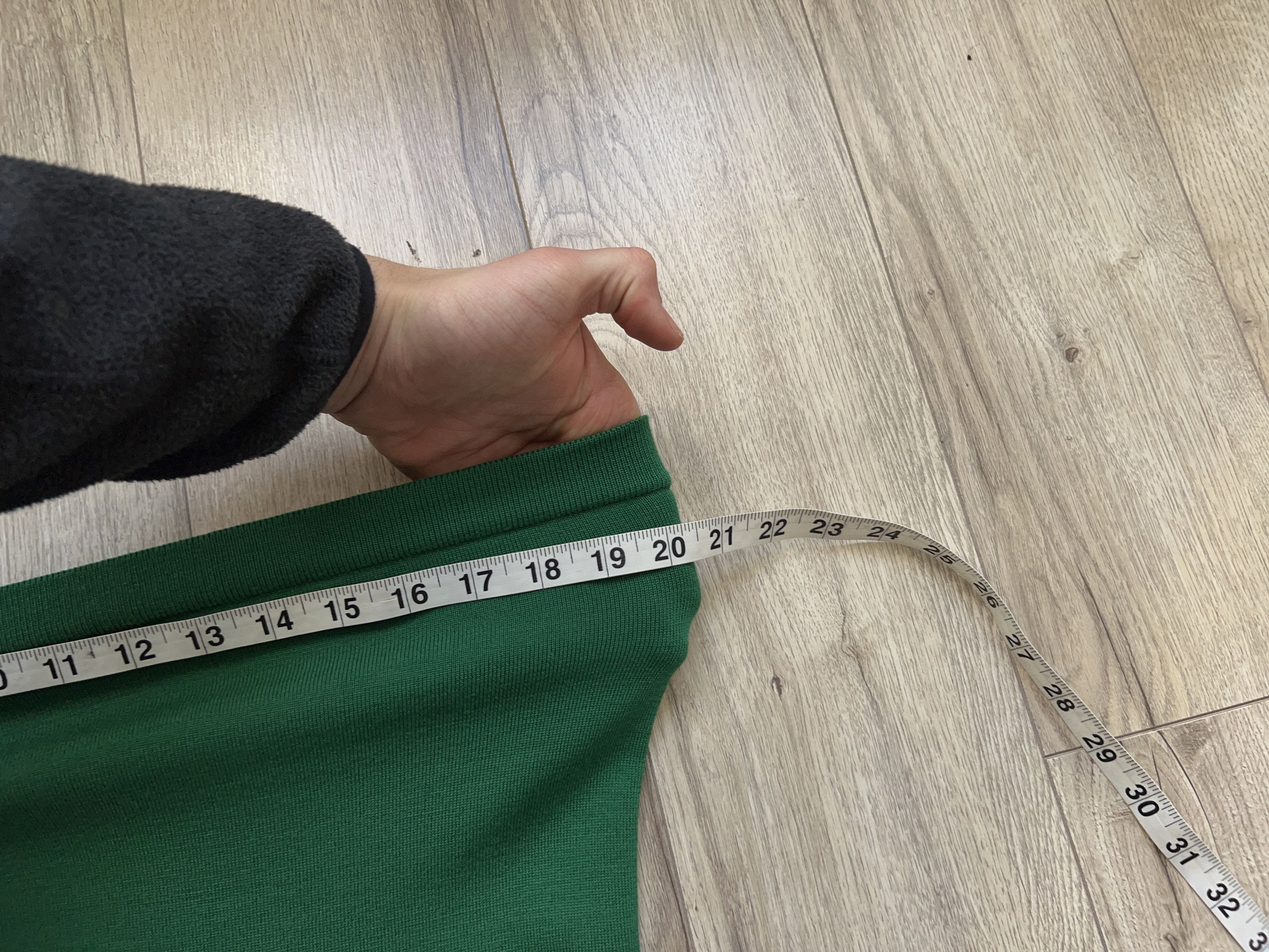 Designer × Wolford Green Wool Cotton Elastane Stretch Pencil Straight Skirt M Size 28" / US 6 / IT 42 - 4 Thumbnail