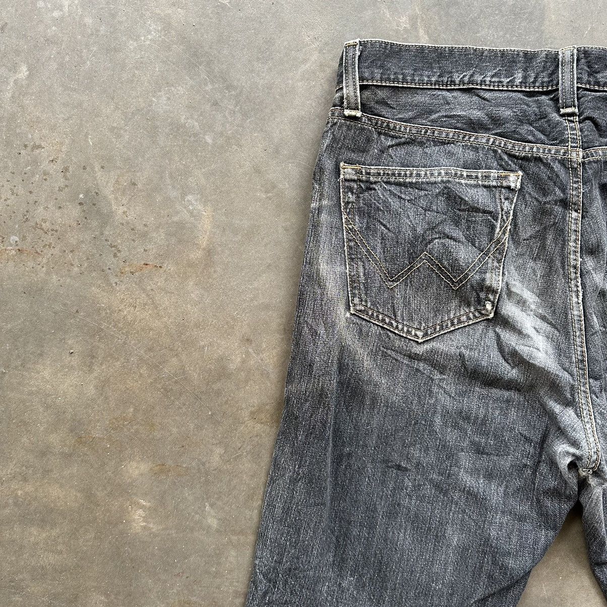 Japanese Brand W36🔥Vintage Edwin Black Distressed Faded Denim Jean Pant Size US 36 / EU 52 - 13 Thumbnail