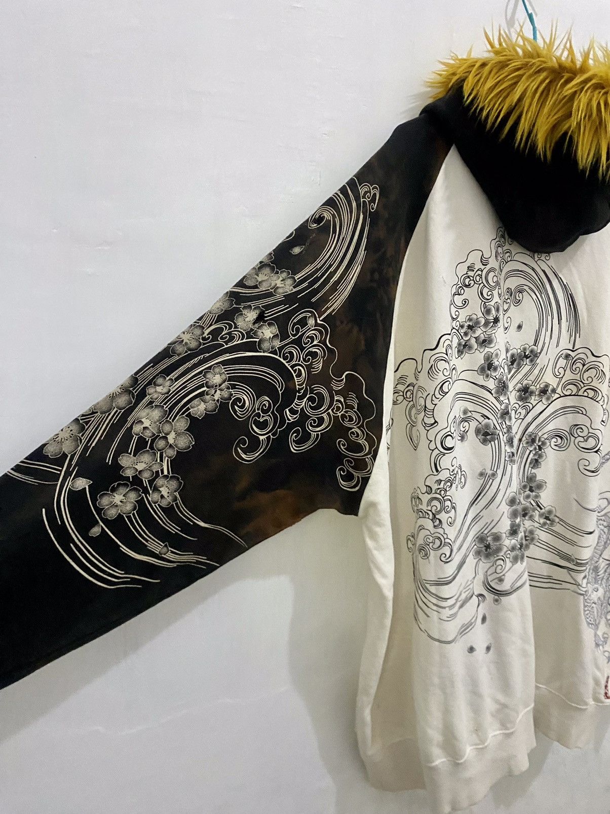 If Six Was Nine 💥Trashed💥Karakuri Tamashi Zipper Fur Hoodie LGB Style Size US XXL / EU 58 / 5 - 18 Thumbnail