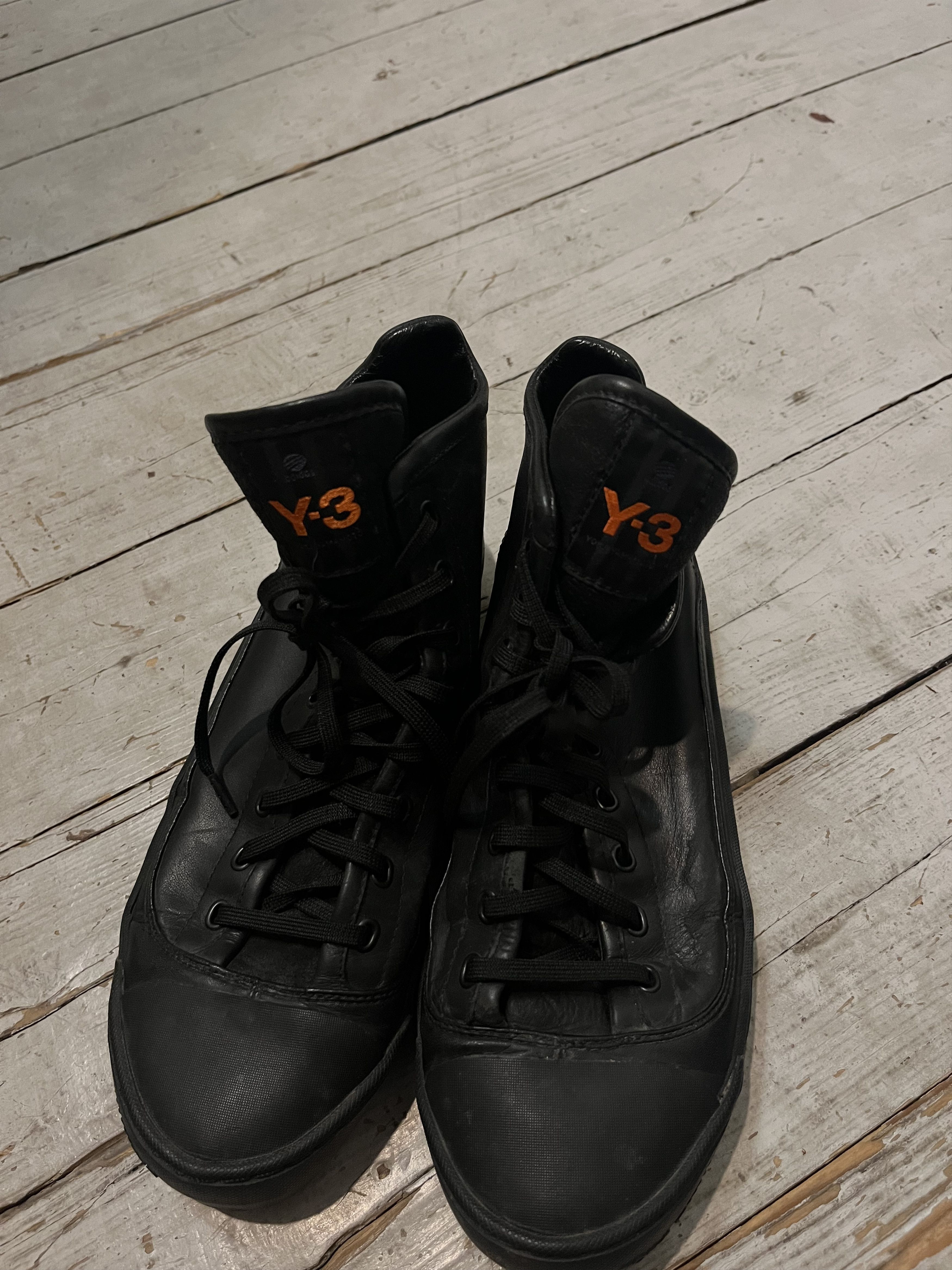 Japanese Brand × Y-3 × Yohji Yamamoto Archive Vintage Yohji Yamamoto Y-3 GR.1P High in Black Size US 7.5 / EU 40-41 - 2 Thumbnail