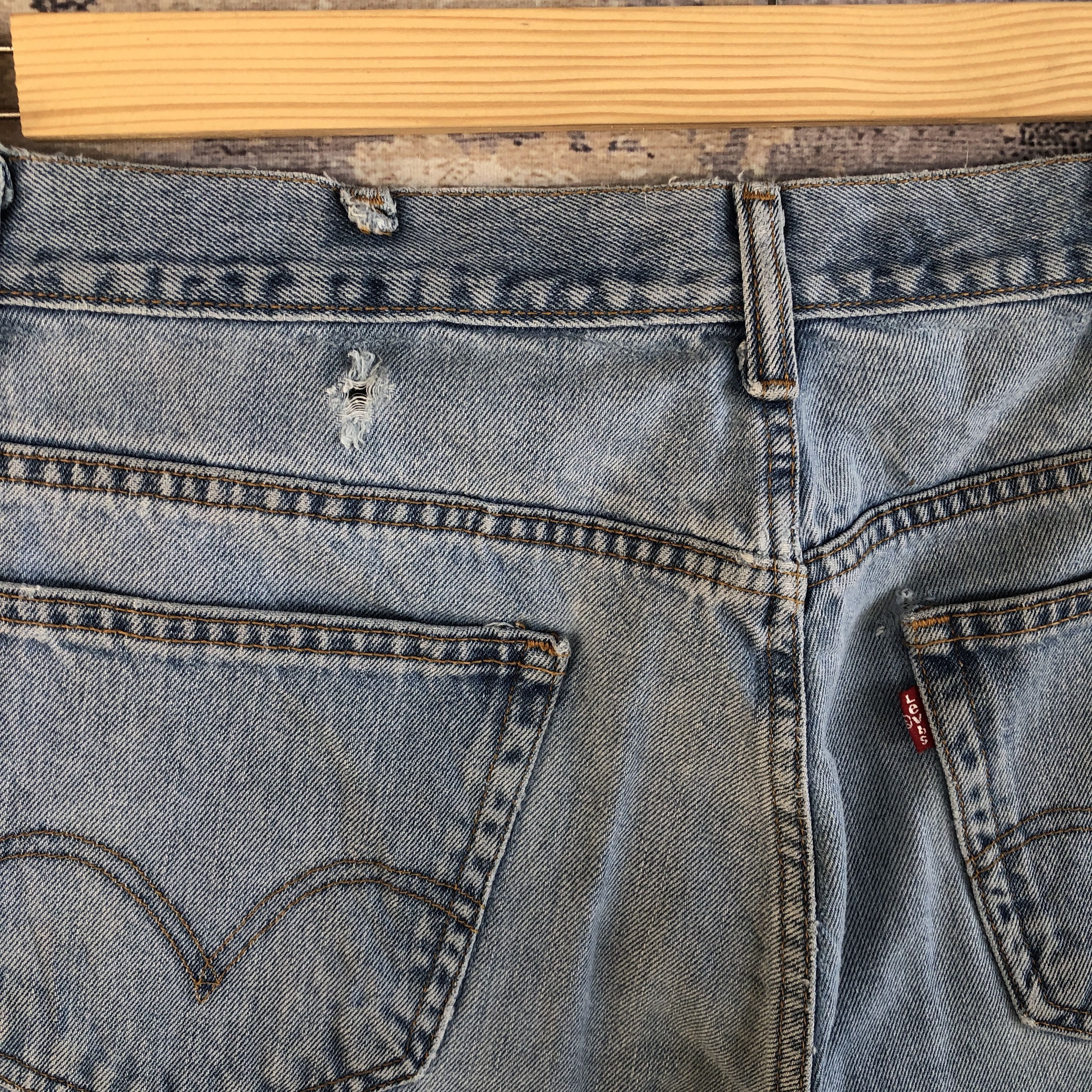 Levi's Vintage Levis 517 Flare Jeans Levi's Faded Boot Cut Denim Size US 36 / EU 52 - 6 Thumbnail