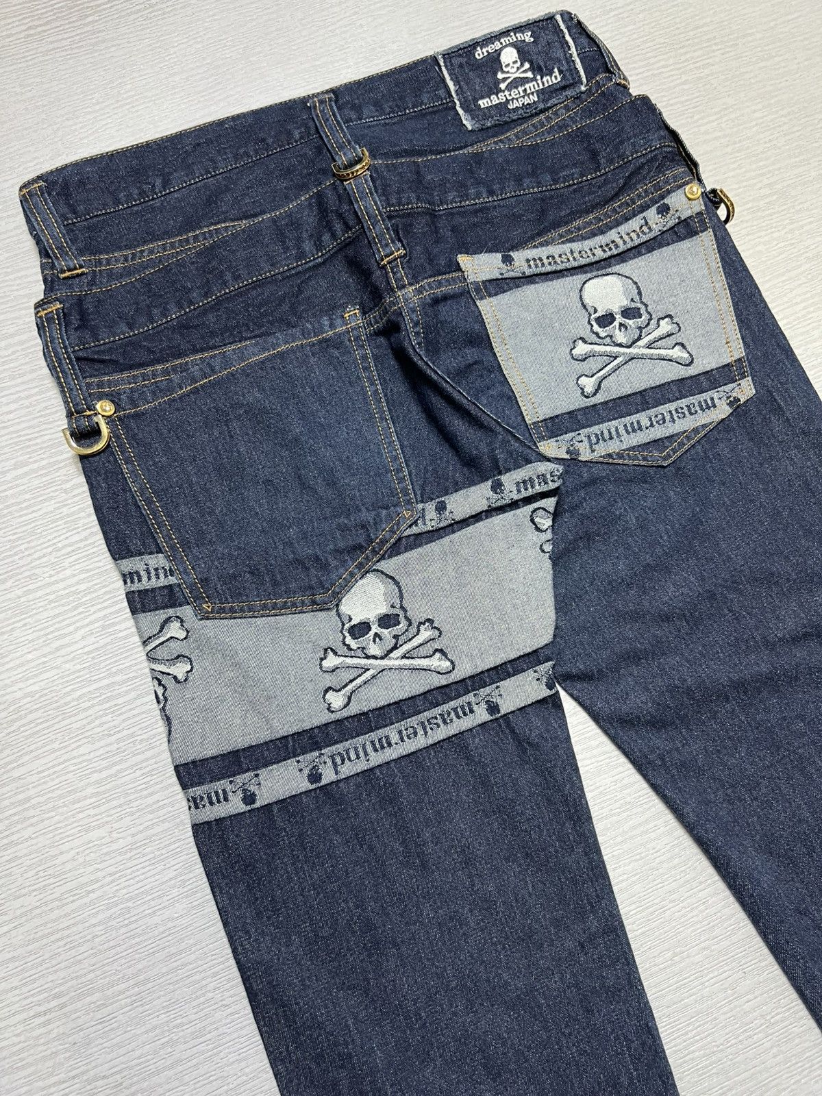 Mastermind Japan Mastermind Japan - “Dreaming" Slim Double Waisted Jeans Size US 30 / EU 46 - 10 Thumbnail