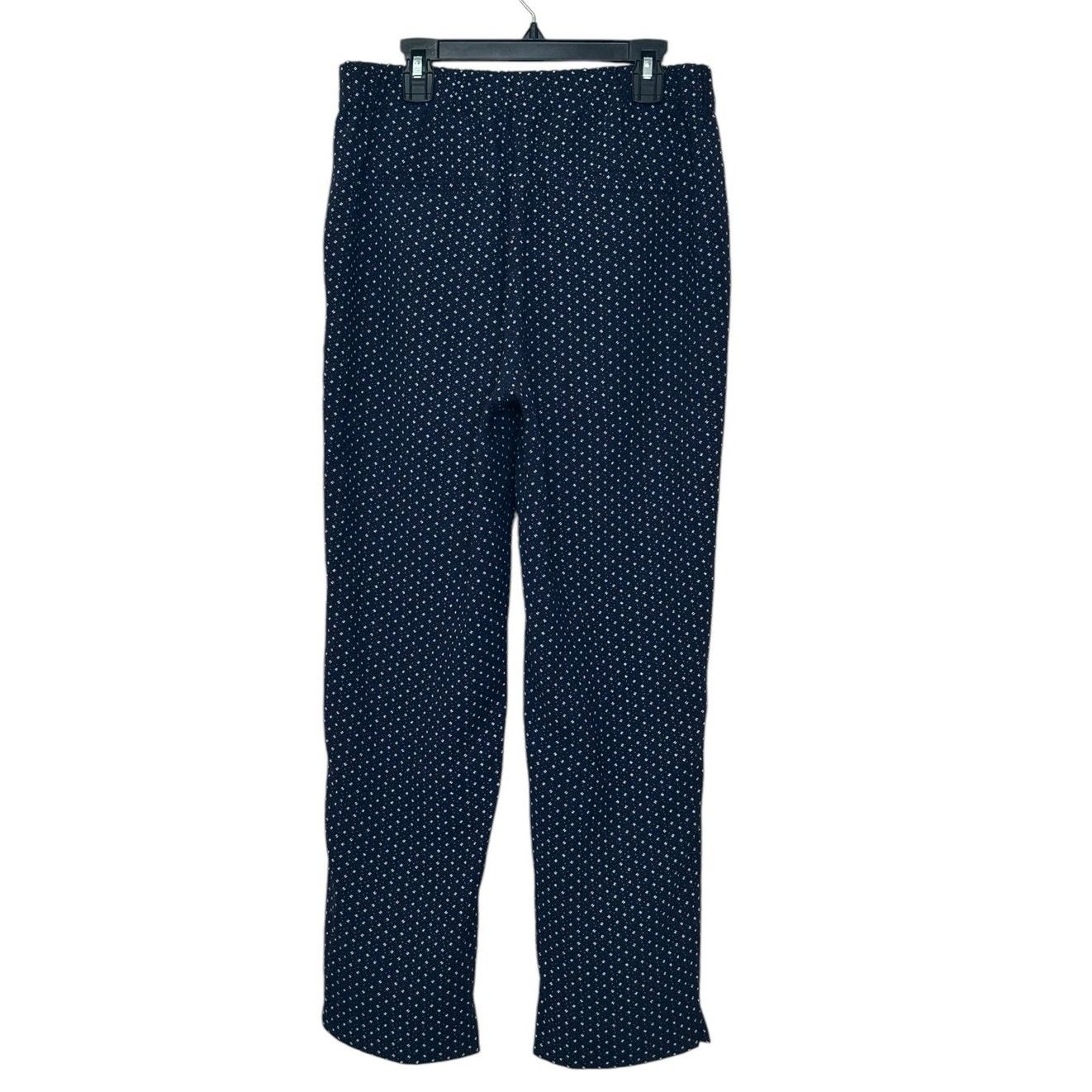 J.Crew J. Crew blue white elastic waist dress pants size 6 Size 28" / US 6 / IT 42 - 2 Thumbnail