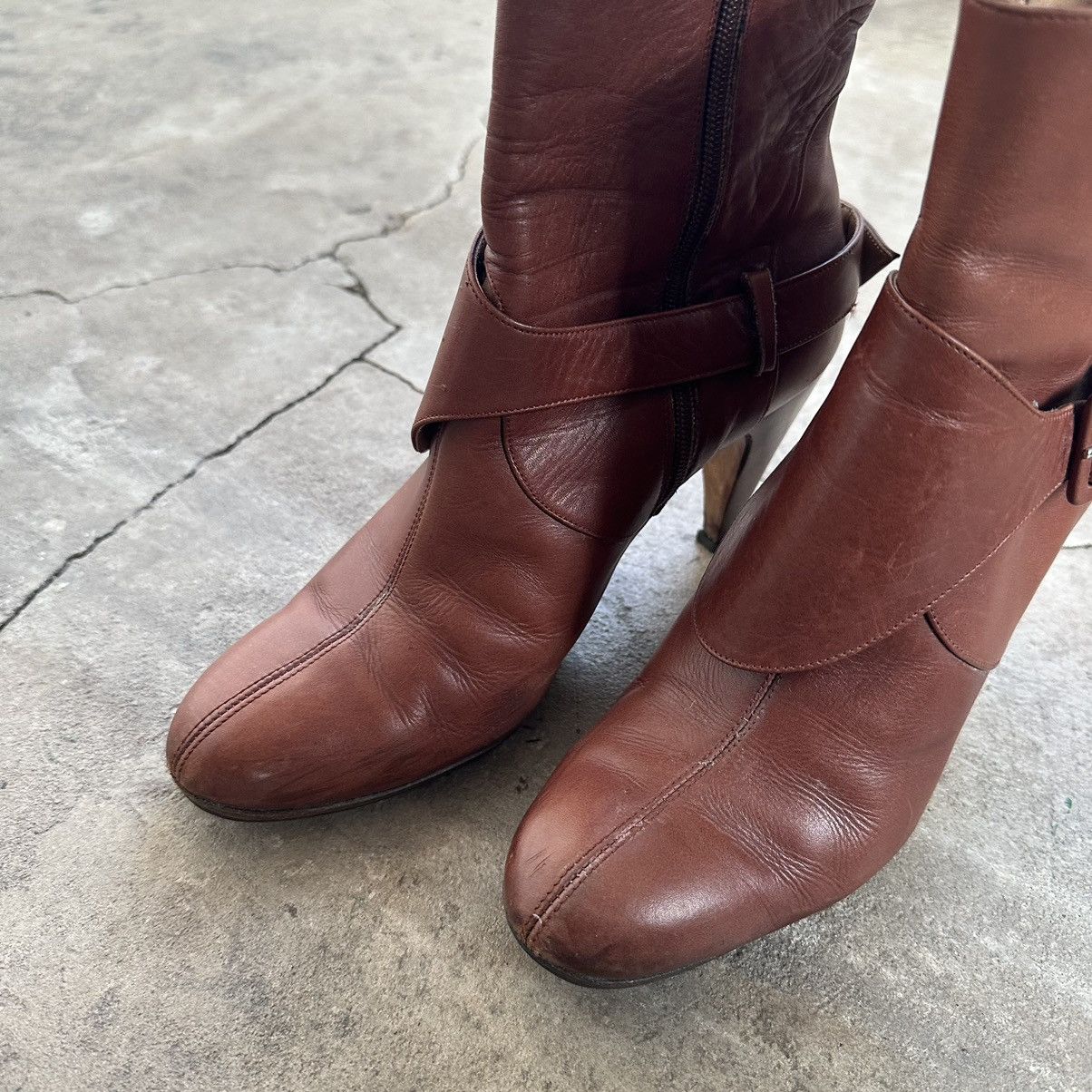Marni Marni vintage leather Heels boots Size US 10 / IT 40 - 9 Thumbnail