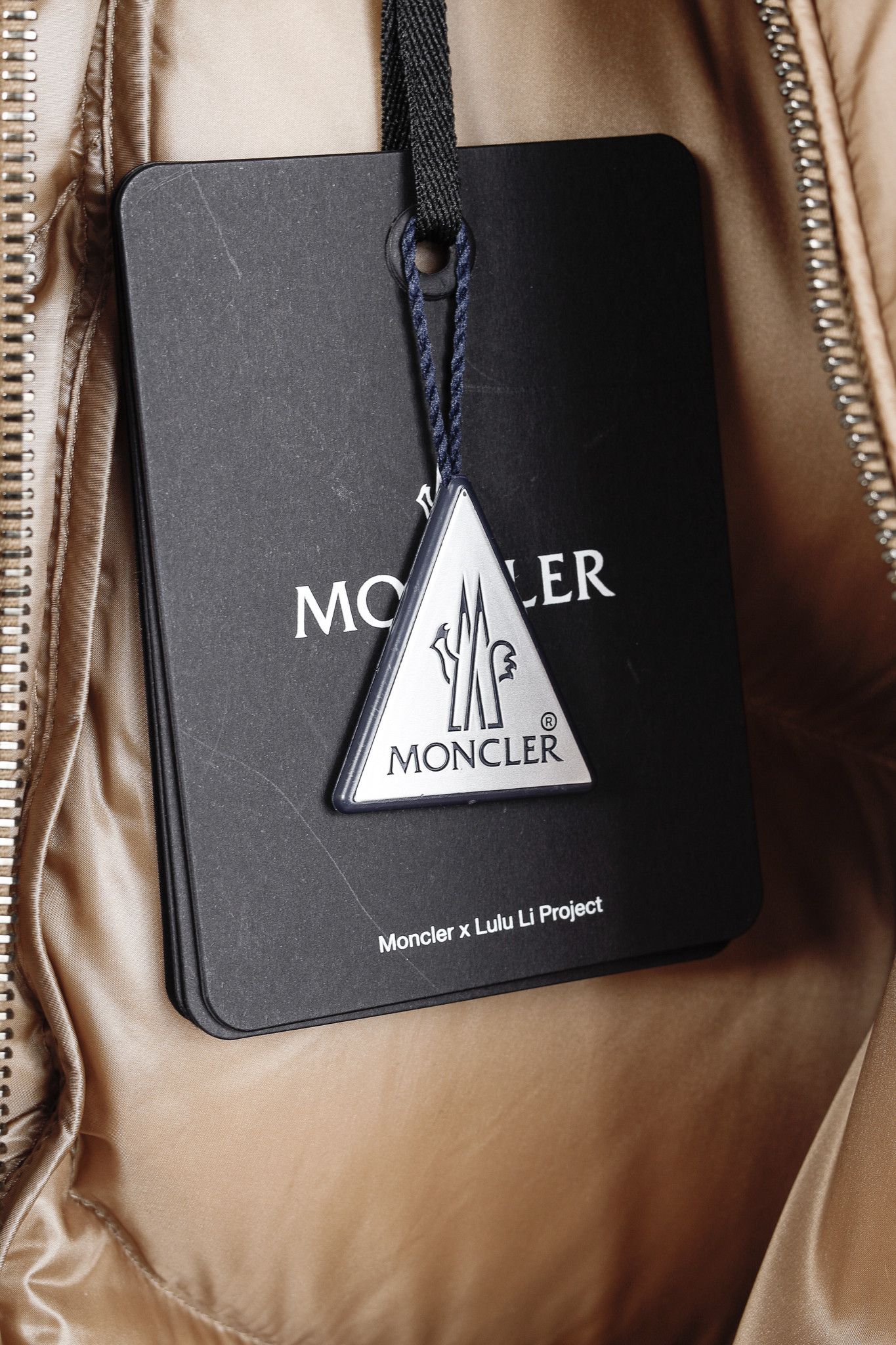 Moncler Moncler x Lulu Li Posterus Camel Hooded Short Down Jacket Size M / US 6-8 / IT 42-44 - 4 Thumbnail