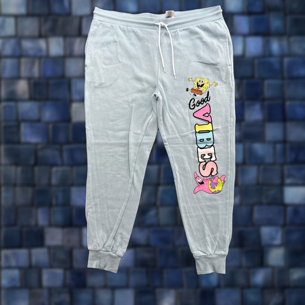 Nickelodeon VINTAGE Nickelodeon SpongeBob Square Pants 2021 Pants Women’s 3XL Blue Jogger Shirt Pants Women 3XL Boys? Size 40" / US 18 - 1 Thumbnail