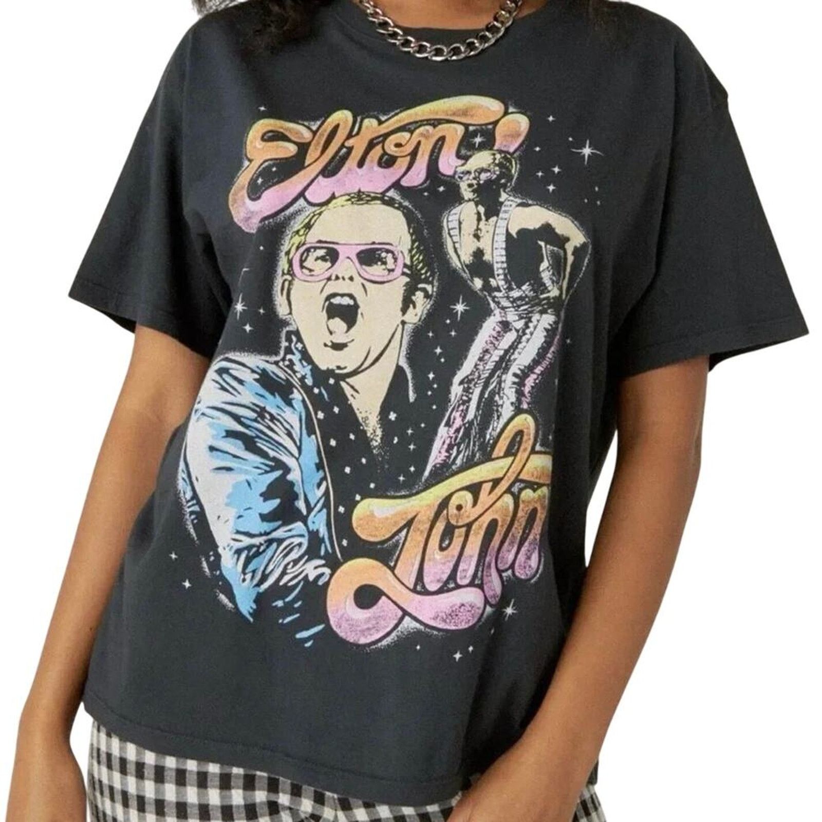 Daydreamer DAYDREAMER Elton John On Stage Boyfriend T-Shirt Size Medium Size M / US 6-8 / IT 42-44 - 7 Thumbnail